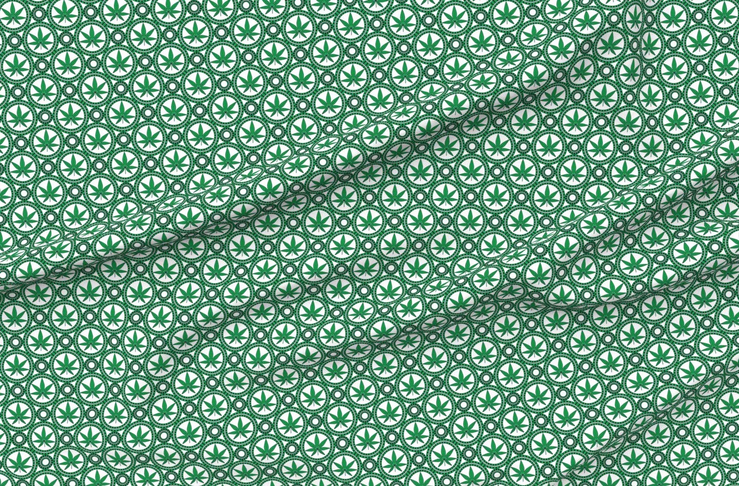 Premium Cannabis Hemp 420 Printed Fleece Fabric by The Yard - Soft Marijuana Pattern Textile for DIY Sewing Projects, Blankets, Loungewear & No-Sew Crafts (Perfect for Home Decor, Gifts & Festival Apparel)