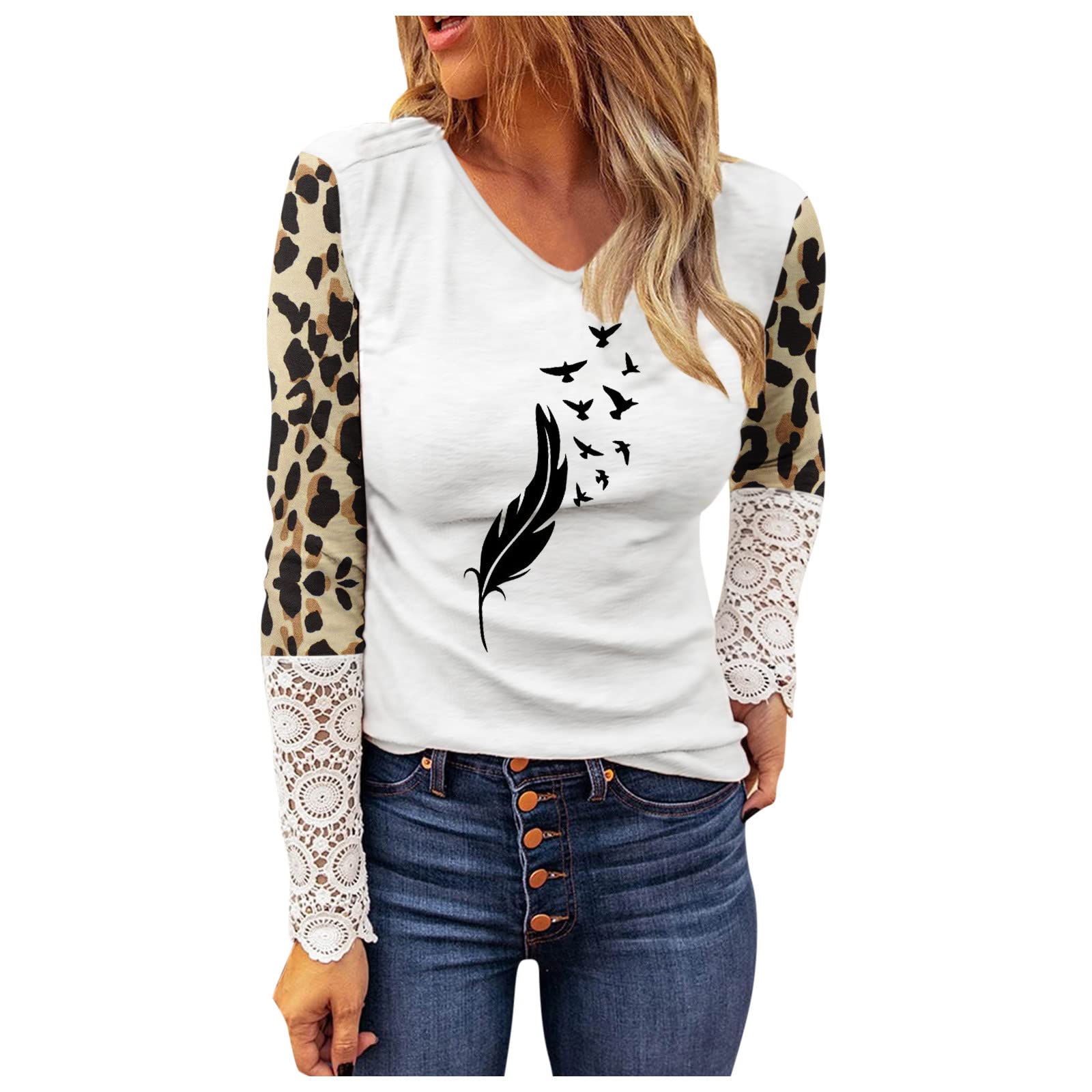 Women's Long Sleeve T-Shirts - AODONG Basic O-Neck Fitted Tunic Tops for Fall 2022 | Casual Wear, Layering & Everyday Outfits