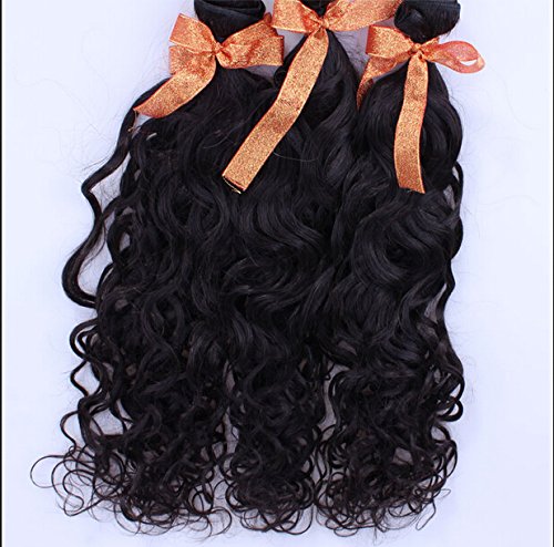 8A European Virgin Remy Human Hair Bundles - 3pcs/lot 300g Natural Curly Weft Hair Extensions (8