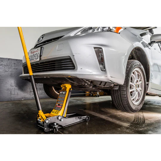 3.5 Ton Low Profile Professional Service Jack - Heavy Duty Car Lift for Auto Repair & Maintenance - Perfect for Mechanics & DIY Enthusiasts
