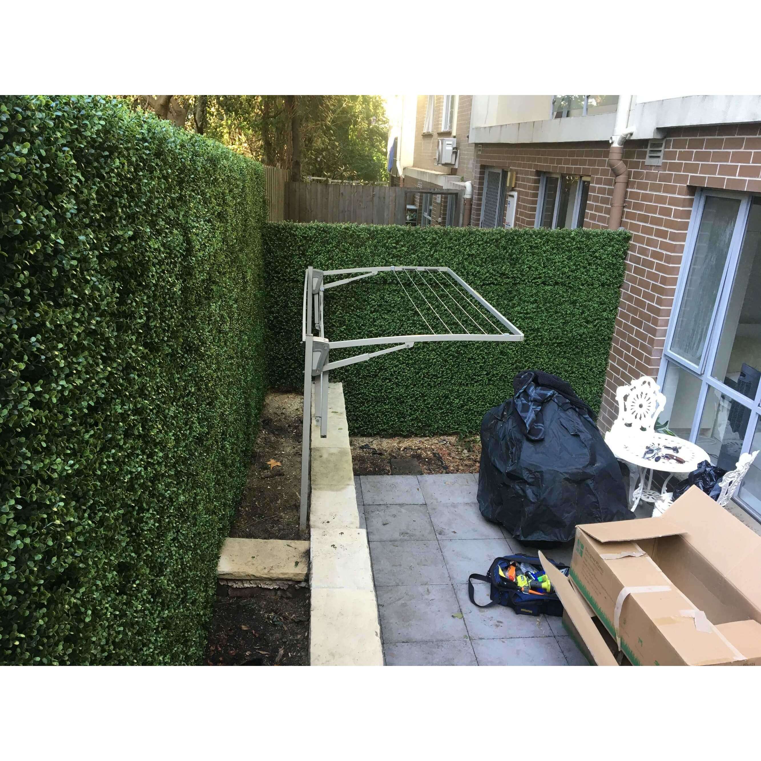 Premium Artificial Boxwood Hedge Panel 1m x 1m - UV Resistant Privacy Screen for Garden, Balcony & Outdoor Decor