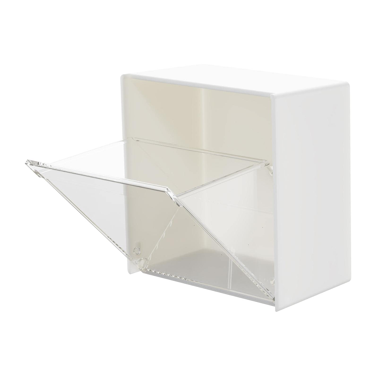 Gazechimp Swab Storage Holder - Vanity Countertop Organizer, Plastic Bathroom & Kitchen Storage Container | Perfect for Cotton Swab, Makeup Brushes & Small Essentials Organization