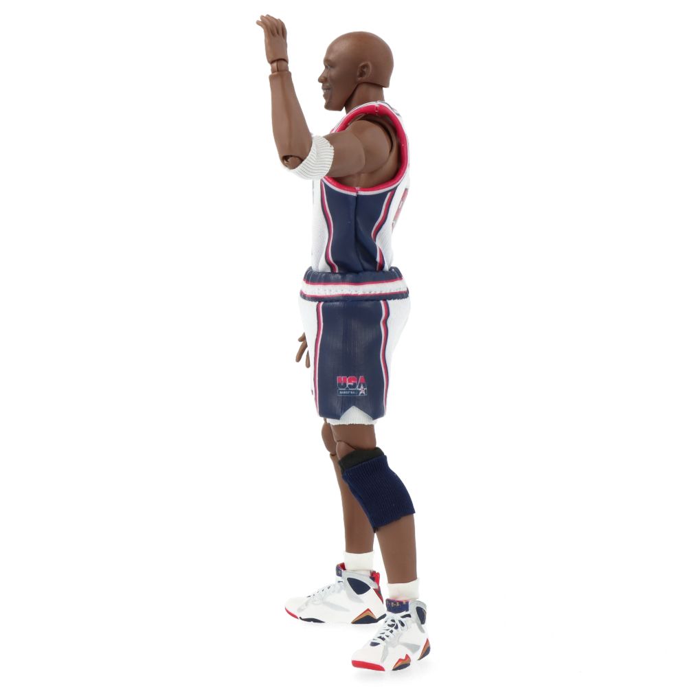 MAFEX Michael Jordan Team USA Action Figure - Collectible NBA Basketball Toy for Fans & Gift - Perfect for Display, Play & Sports Memorabilia Collections