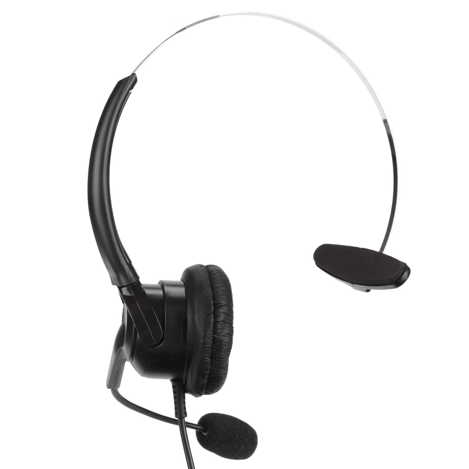 RJ9 Telephone Headset with 330° Adjustable Microphone - Noise Cancelling Headset for Call Centers & Home Office - Compatible with Landline Phones & RJ9 Devices - Perfect for Customer Service, Telemarketing & Remote Work
