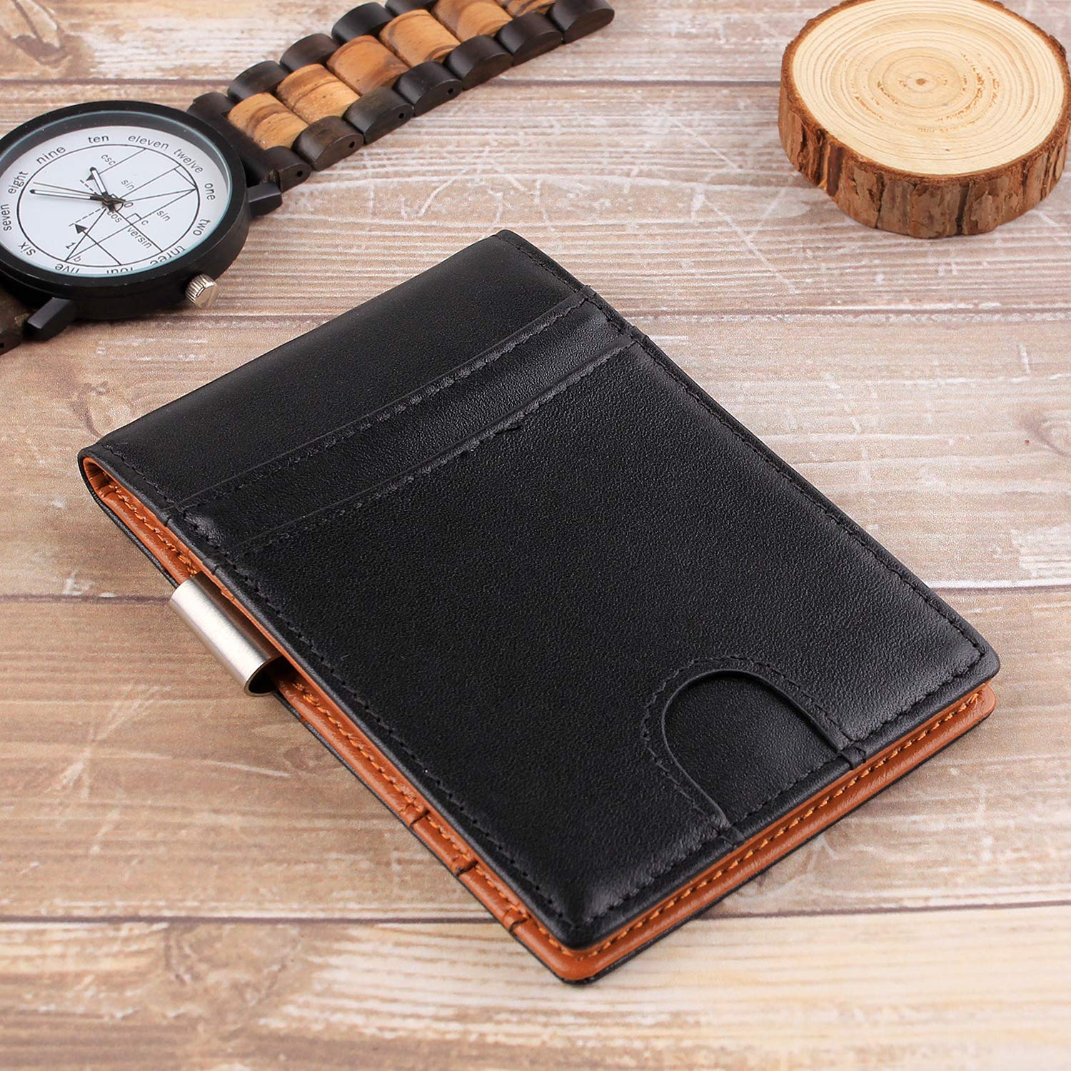 Personalized RFID Wallet for Men - Slim Bifold Gift for Husband (Birthday/Anniversary/Christmas) - Perfect for Everyday Use & Travel