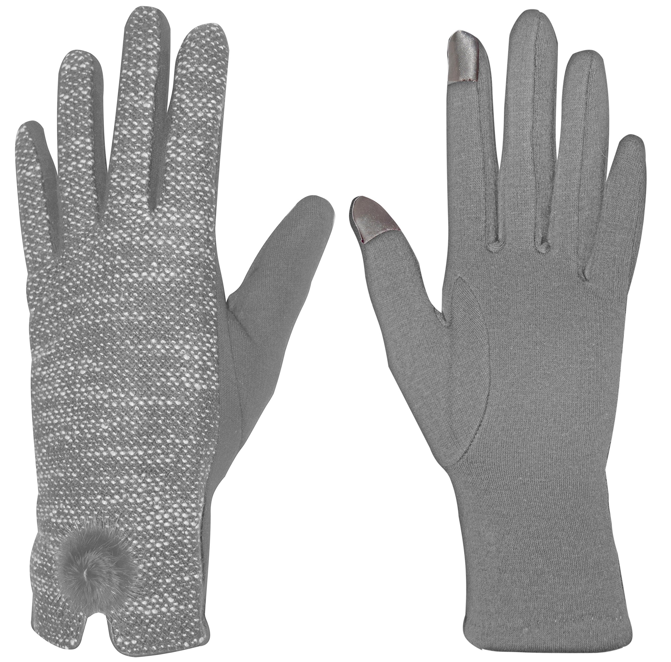 Women's Touch Screen Fleece Lined Winter Gloves - Warm Thermal Texting Gloves for Cold Weather - Perfect for Skiing, Snowboarding & Outdoor Activities