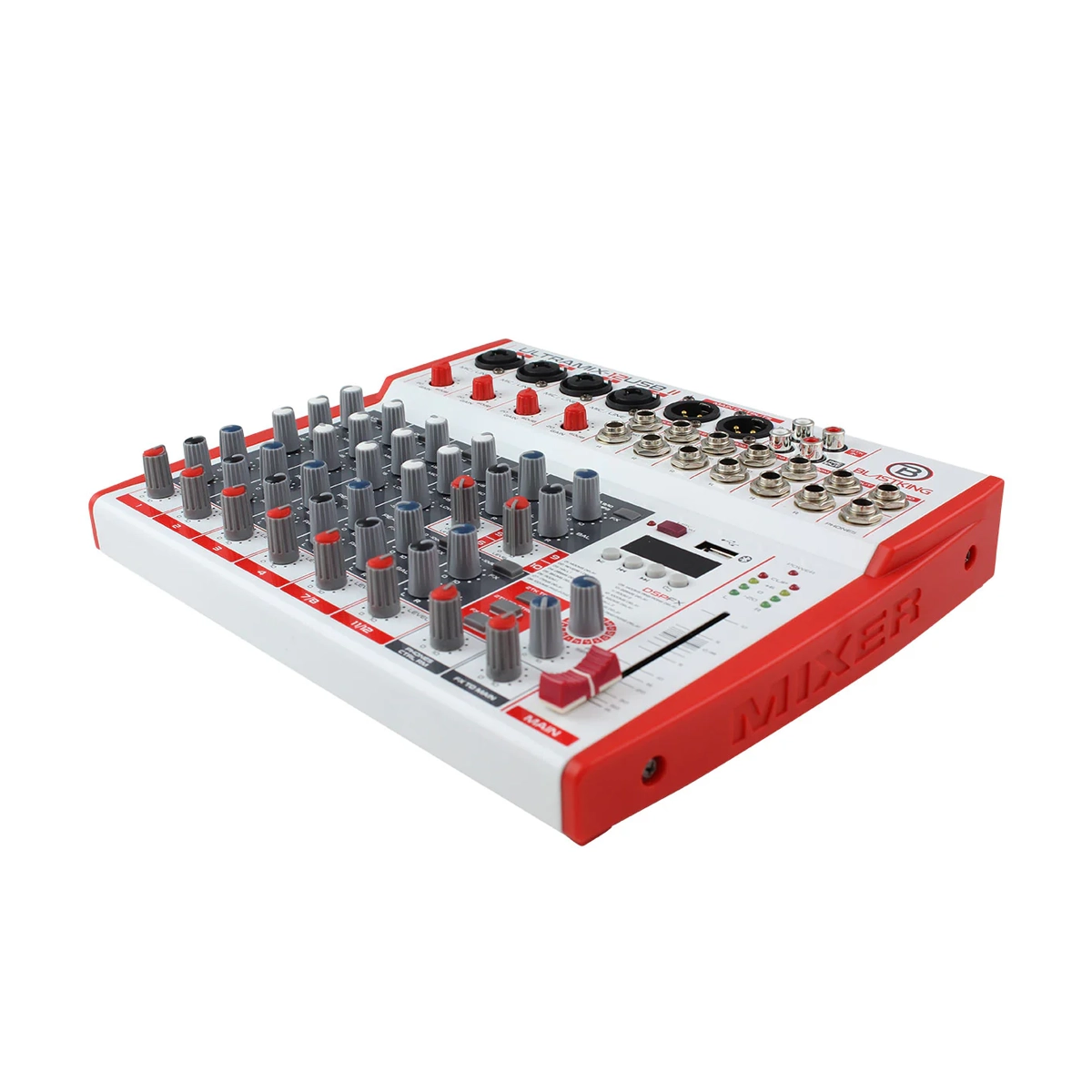 Blastking 12 Channel Analog Stereo Mixing Console - ULTRAMIX 12USBII Professional Audio Mixer for DJ, Live Sound & Studio Recording | Perfect for Home Studios, Podcasting & Music Production