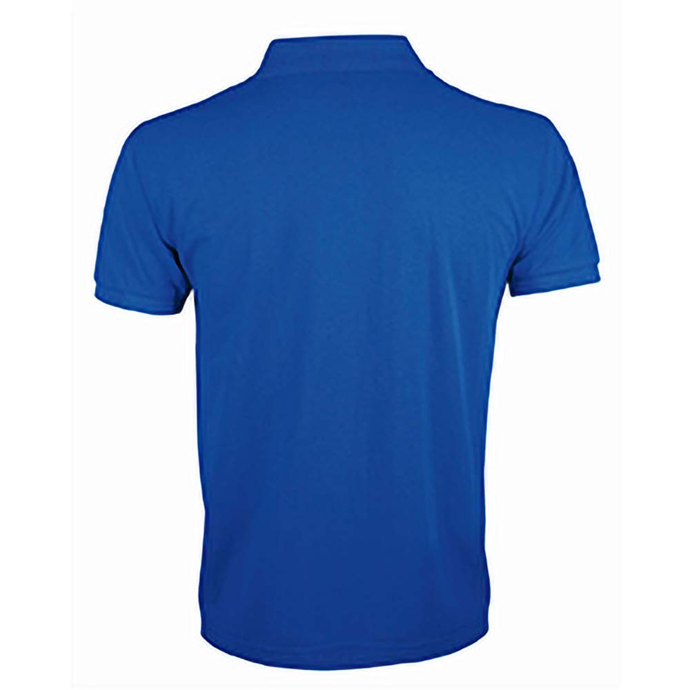 **Men's Prime Pique Short Sleeve Polo Shirt - Classic Fit, Breathable Fabric, XXL (45-47” Chest), Burgundy - Perfect for Casual Wear, Office & Outdoor Activities**