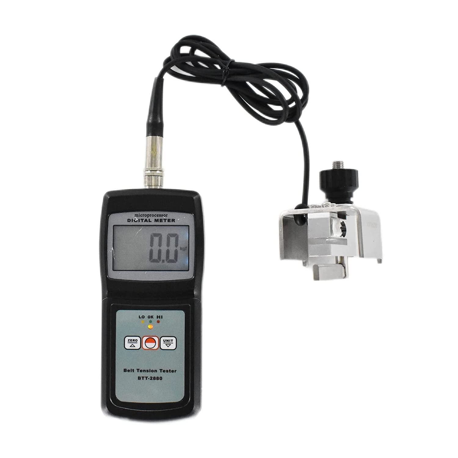 BTT-2880 Belt Tension Tester - Professional Belt Tension Gauge for Industrial, Automotive & Conveyor Systems - Accurate Tension Measurement Tool for Maintenance & Repair