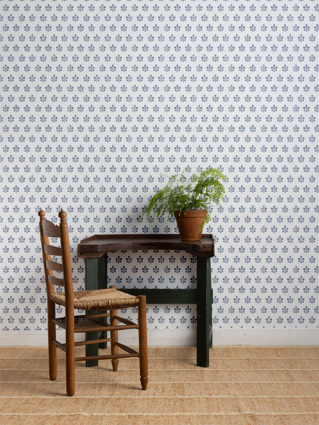 Ensley White Ground Wallpaper by Sugar Paper Slate - Perfect for Living Room, Bedroom & Home Decor