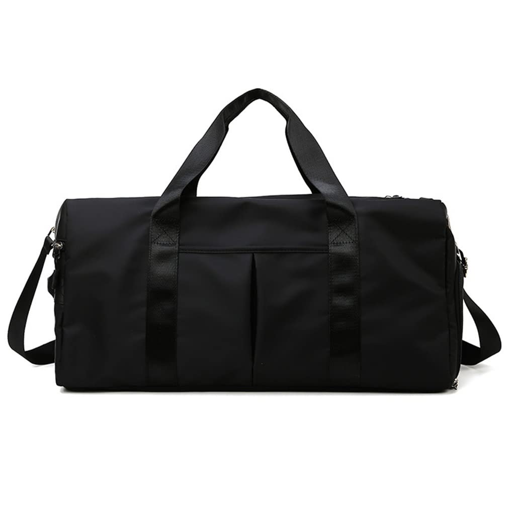WYFDP Travel Handbag - Durable Outdoor Gym Bag with Shoe Compartment for Sports, Fitness & Yoga - Perfect for Workouts, Travel & Gym Sessions (Black)
