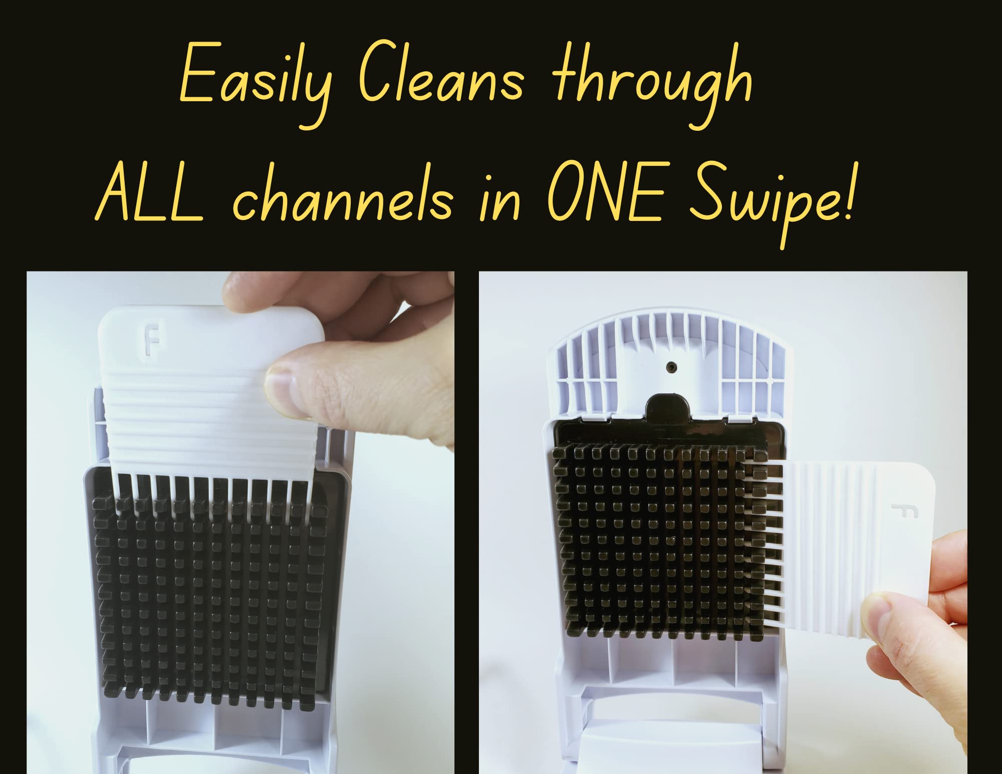 3D Printed Cleaning Tool Rake for Fullstar Vegetable Chopper - 2 Pack Kitchen Gadget for Easy Food Prep & Cleaning | Perfect for Chopping Vegetables, Fruits, and Meal Prep Accessories
