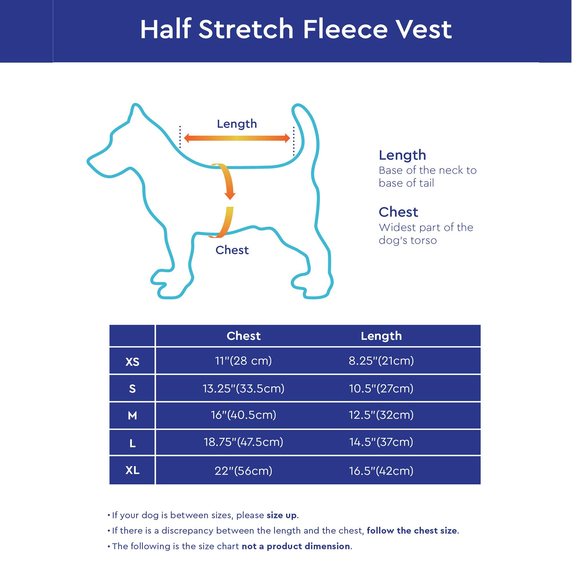 Gooby Half Stretch Fleece Vest Dog Sweater - Honey Mustard, X-Small - Warm Pullover Fleece Jacket for Small Dogs with D-Ring Leash Attachment - Winter Dog Coat for Cold Weather - Perfect for Small Breed Puppies & Dogs - Ideal for Outdoor Walks, Winter Adventures & Indoor Comfort