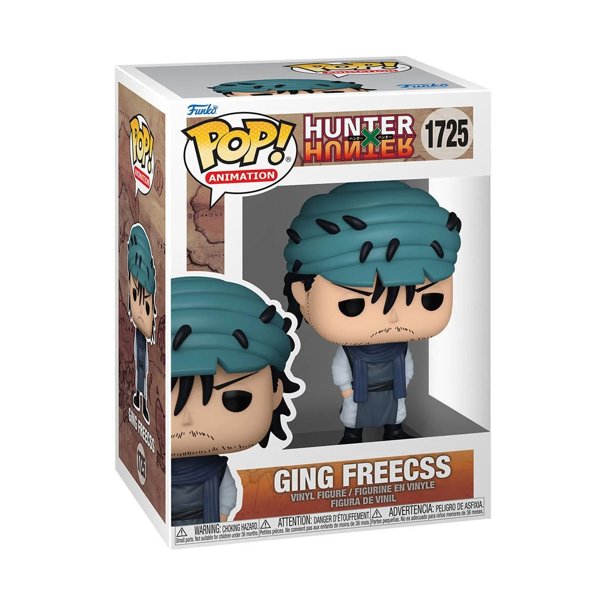 Hunter X Hunter Ging Freecss Funko Pop! Vinyl Figure #1725 - Anime Collectible for Fans & Gift Idea - Perfect for Display, Collections, and Anime-Themed Decor