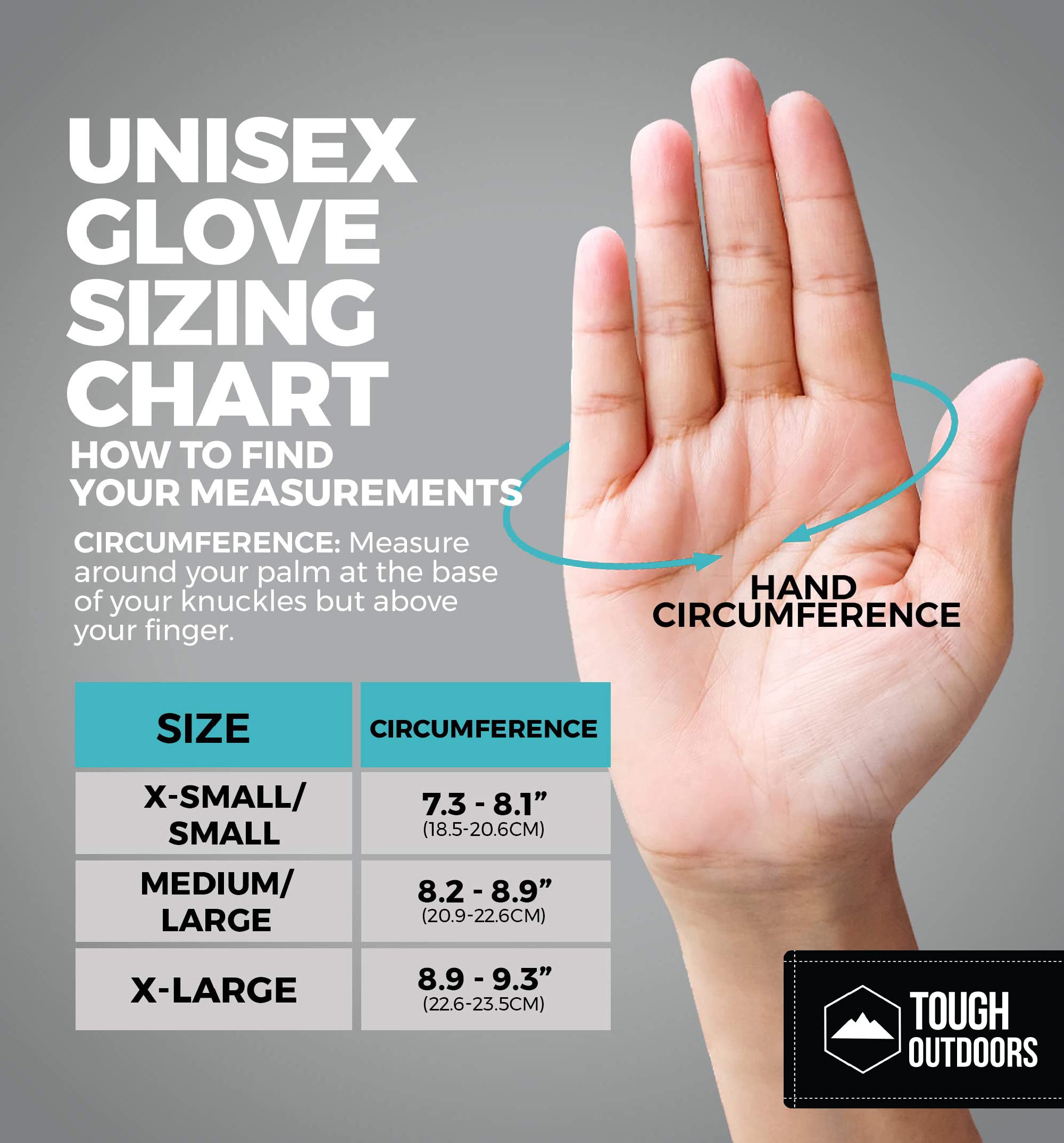 Tough Outdoors Snow Gloves - Waterproof Insulated Ski & Snowboard Gloves for Men & Women | Winter Sports, Hiking & Cold Weather Protection