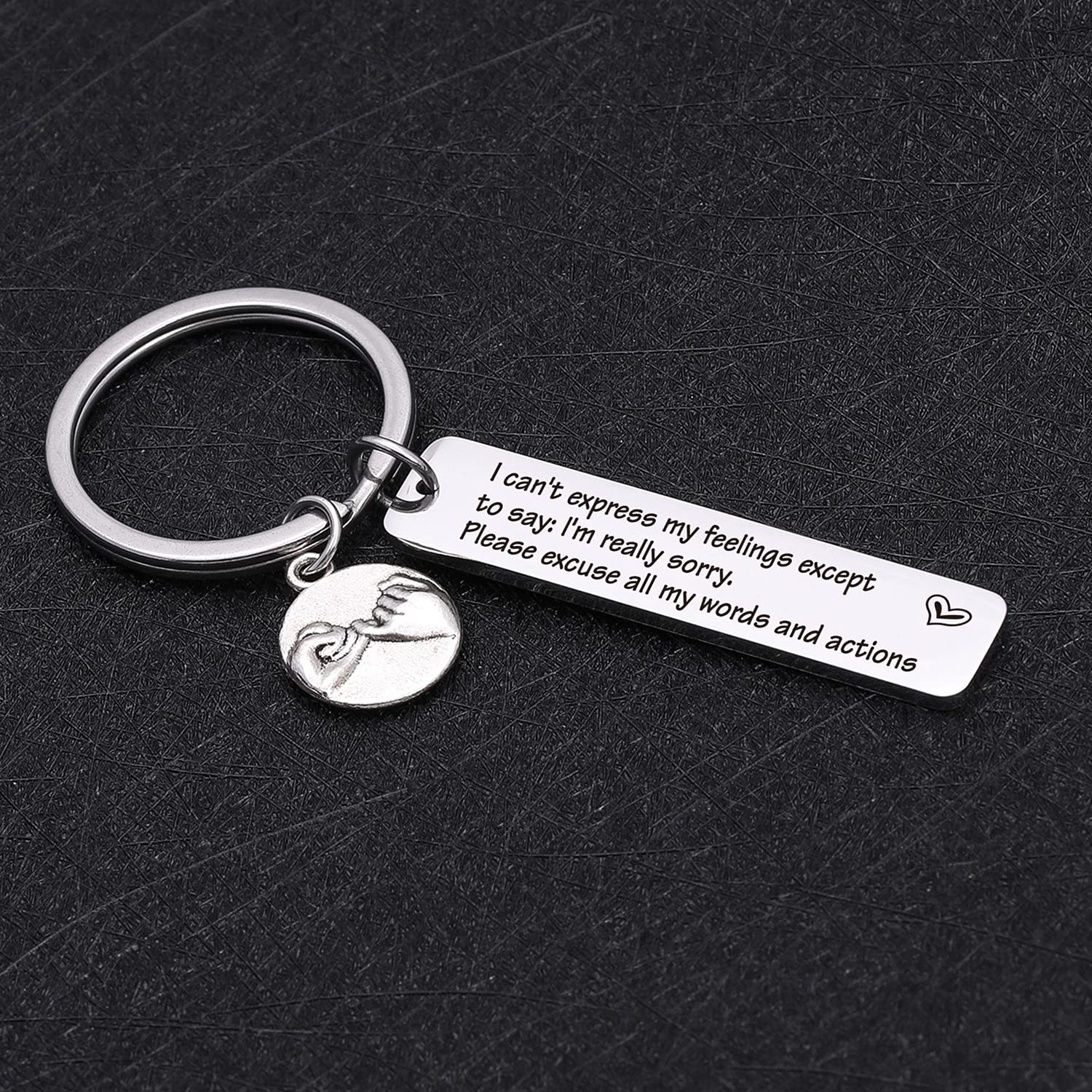 NOTHERS RSZOTW Apology Keychain for Wife, Girlfriend, Sister & BFF - Thoughtful Jewelry Gift for Her (Perfect for Birthdays, Anniversaries & Saying Sorry)