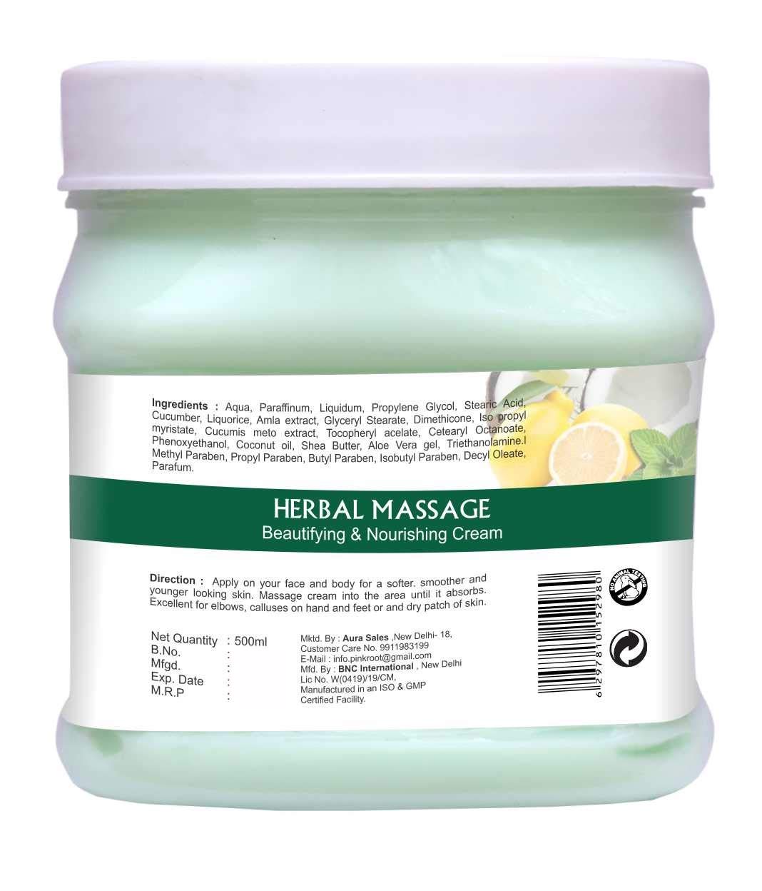 Organic Pink Root Herbal Massage Cream & Papaya Scrub Set - 500ml Each - Natural Pain Relief & Exfoliating Body Care - Perfect for Spa, Relaxation & Skin Renewal at Home