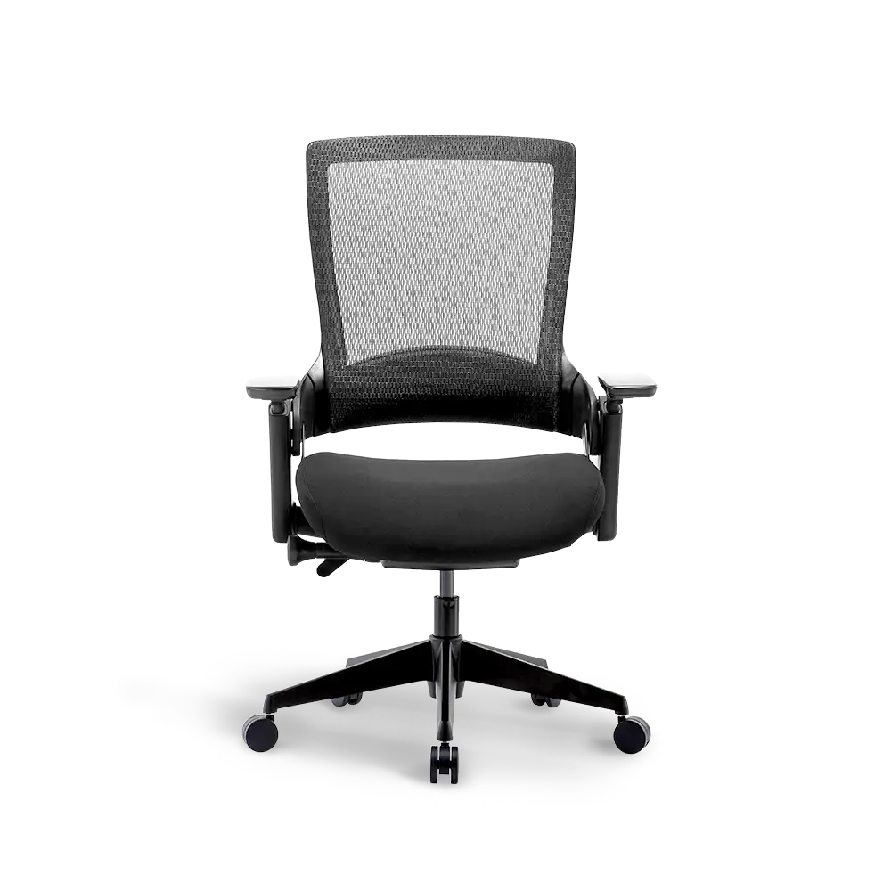 Ergonomic Office Chair with Adjustable Lumbar Support - Comfortable Desk Chair for Home & Work - Perfect for Long Hours Sitting, Gaming, and Studying