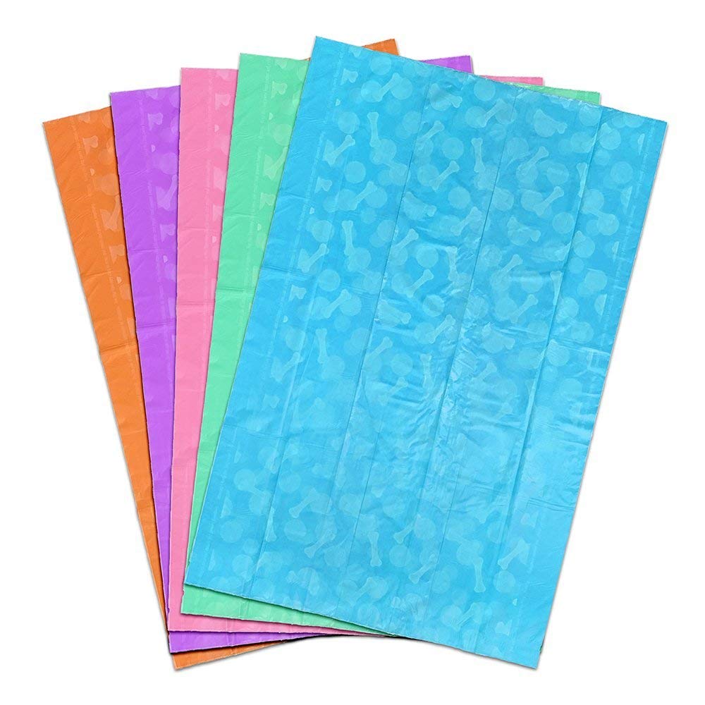Premium Leak-Proof Dog Waste Bags with Fashion Prints - 140 Count, Strong & Durable for Daily Dog Walking, Park Cleanup & Pet Hygiene
