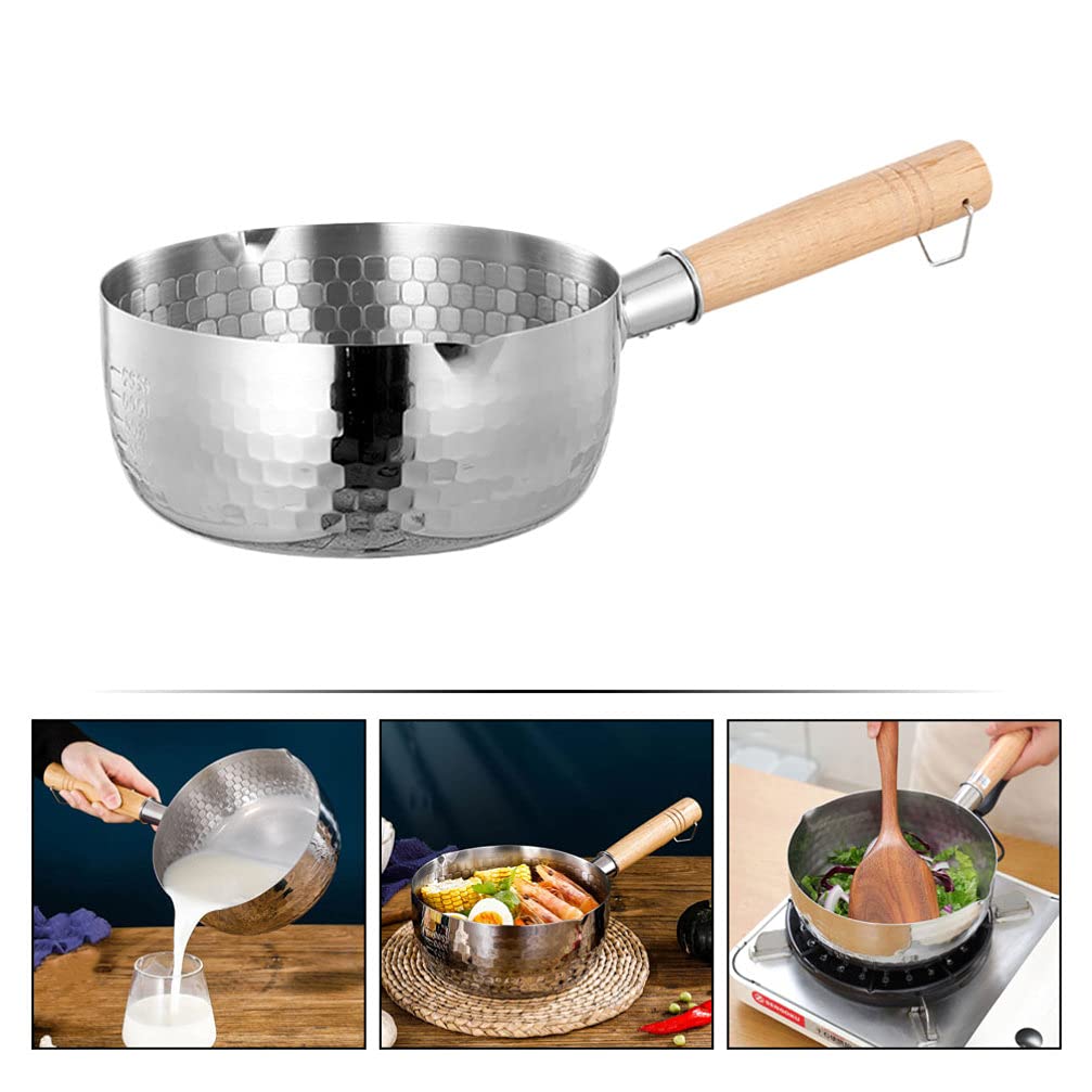 DOITOOL Nonstick Noodle Cooker Pot - Egg Frying Pan, Ramen Pot & Milk Boiling Pot for Camping, Kitchen & Outdoor Cooking | Perfect for Camping Trips, Dorm Cooking & Quick Meals