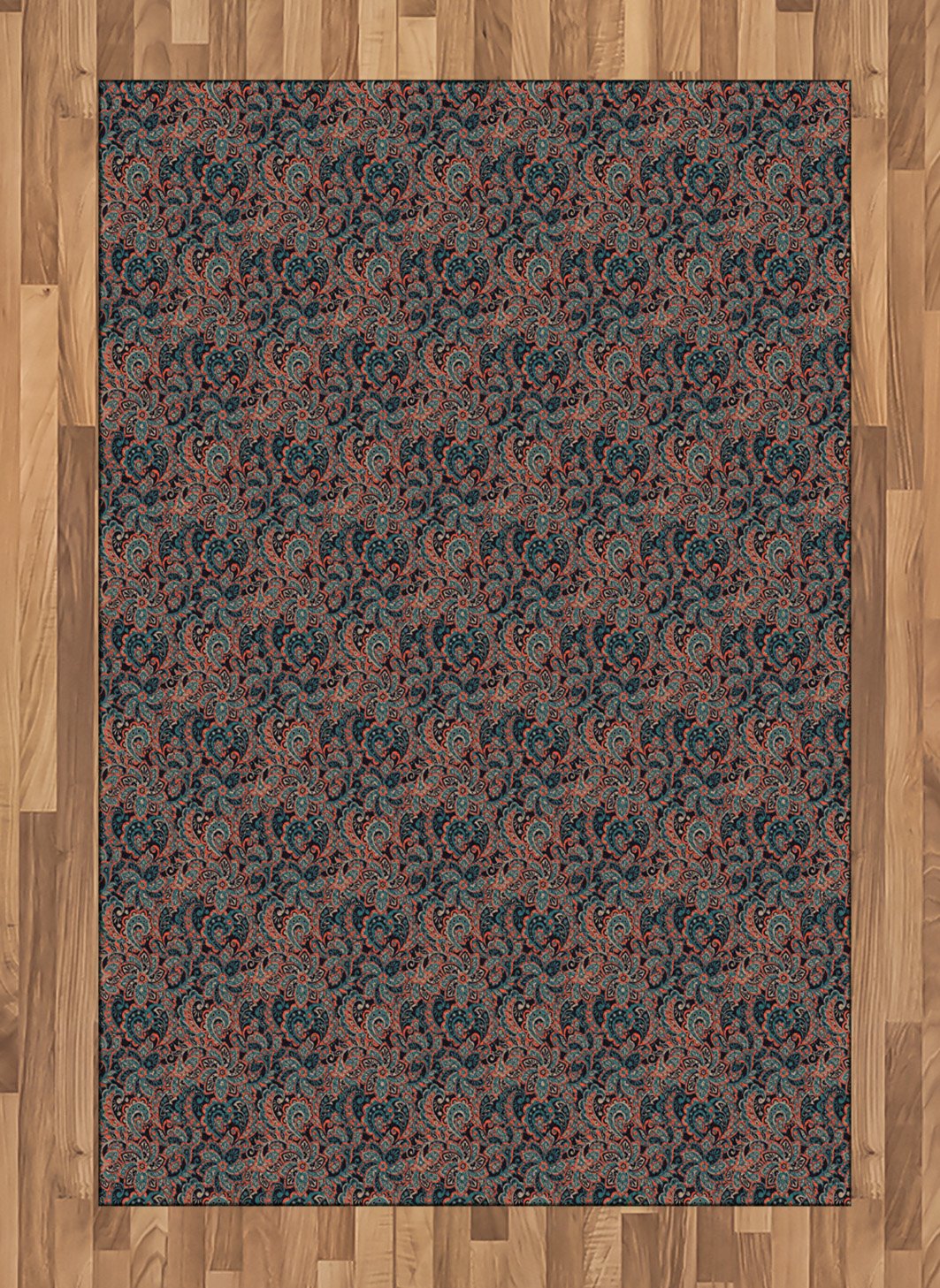 Ambesonne Persian Area Rug 4' x 5'7