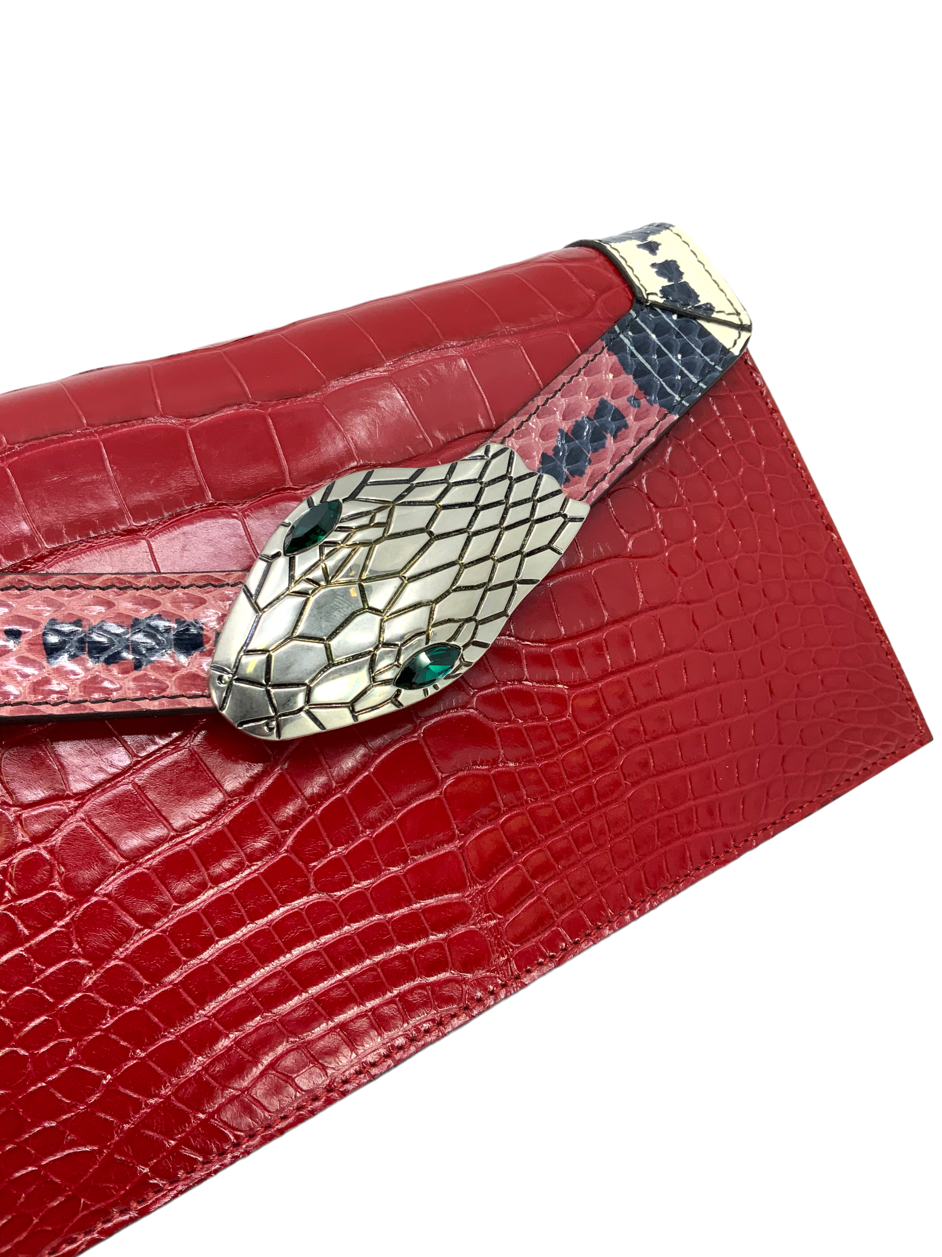 Authentic GUCCI Alligator Leather Small Lilith Crossbody Bag - Luxury Designer Handbag for Women | Perfect for Evening Parties, Date Nights & Special Occasions