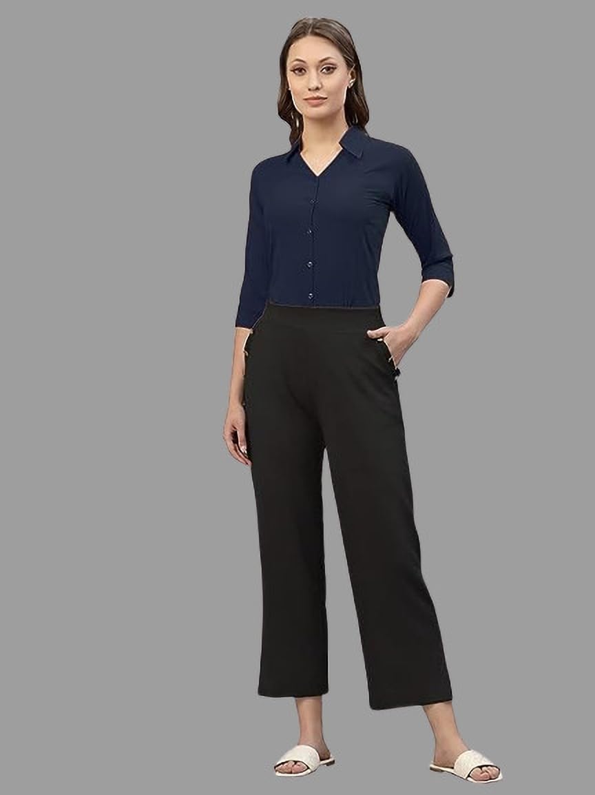 MAHAYANTRA Women's Casual Shirt - Comfortable & Stylish Tops for Everyday Wear - Perfect for Work, Outings & Relaxation