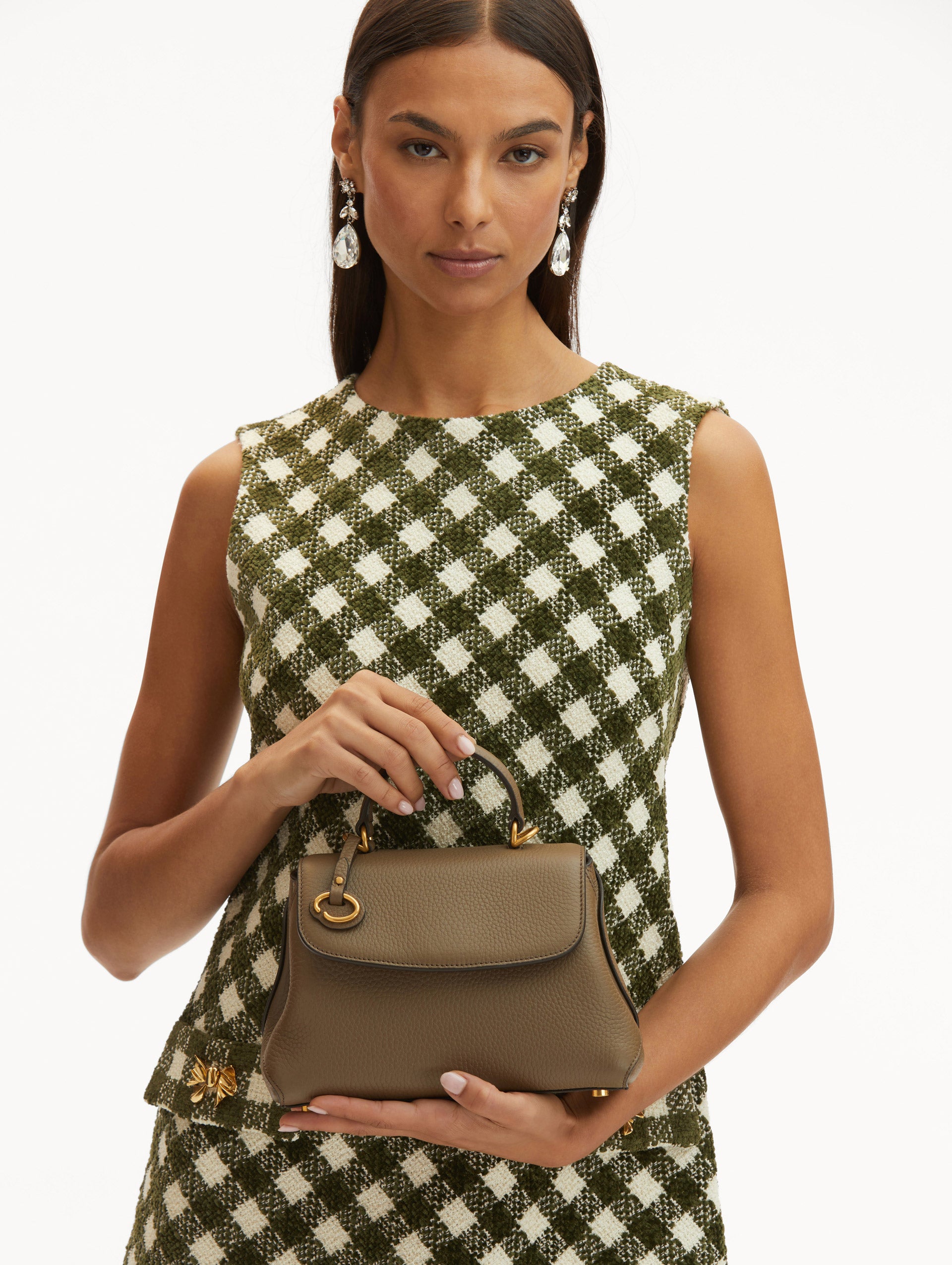 The Mini Poppy 00Nh159Plt Stn - Stylish and Compact Handbag for Women | Perfect for Everyday Use, Work, and Evening Out