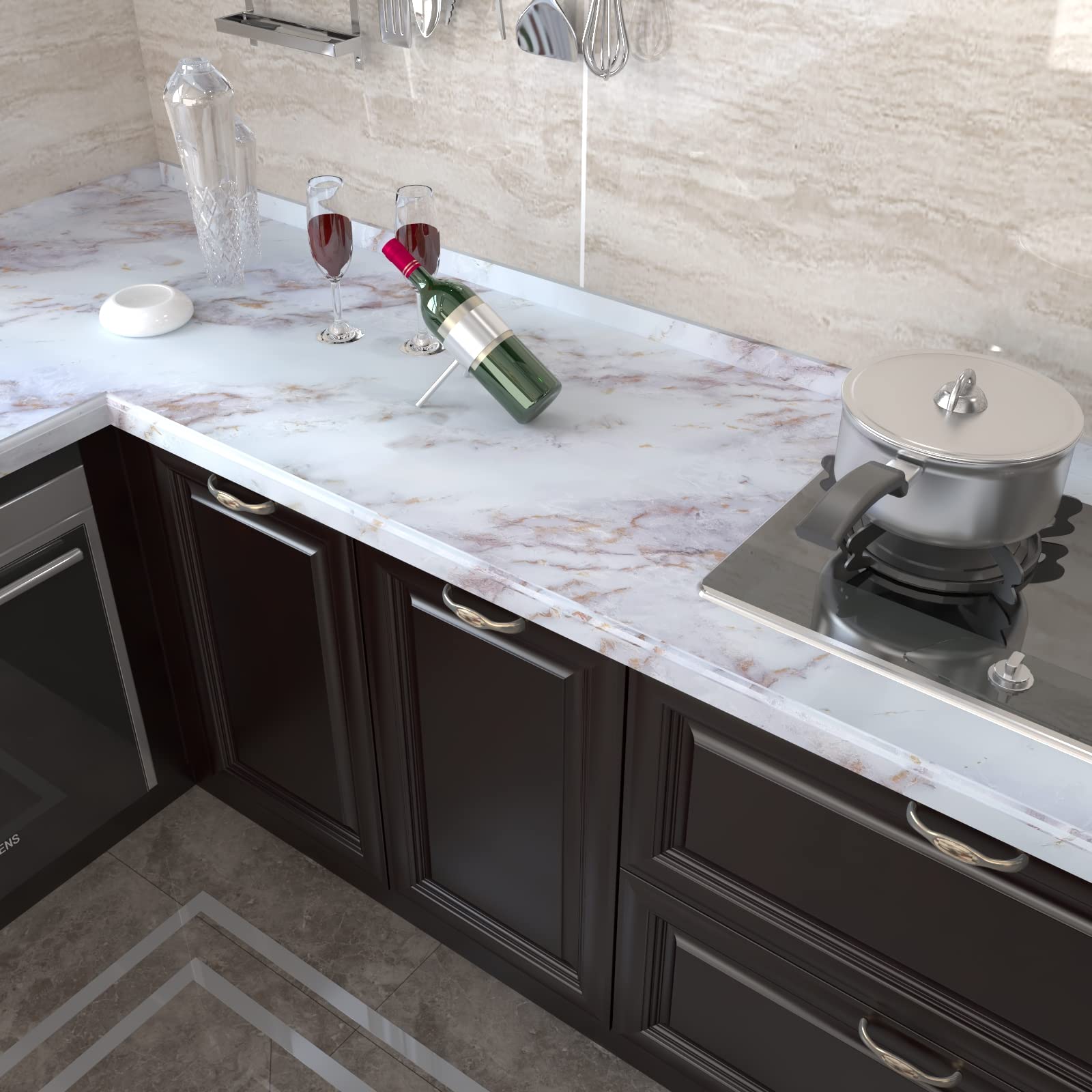 VIOPVERY Marble Contact Paper - 15.7