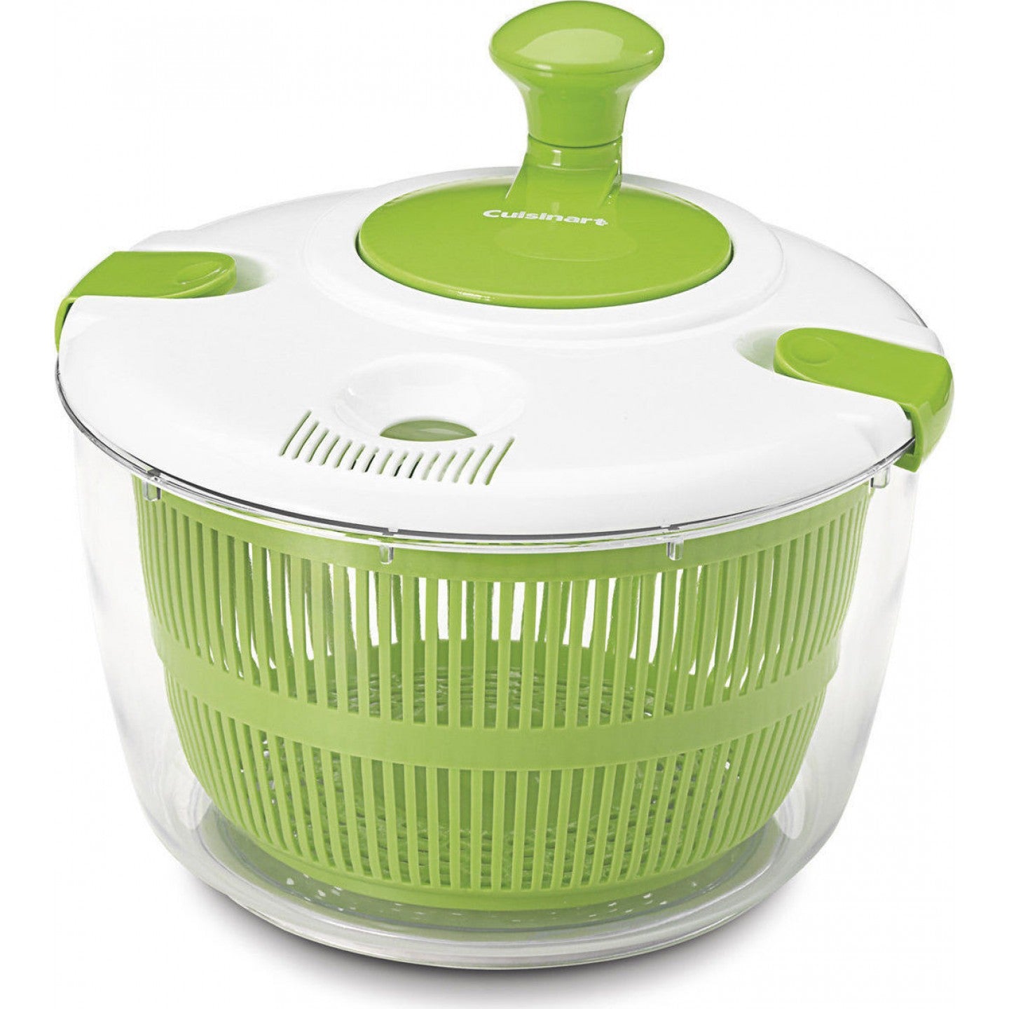 Cuisinart CTG-00-SASC Salad Spinner - Large 5.5 Quart Capacity, Easy Spin Dry Lettuce and Greens - Perfect for Fresh Salads, Meal Prep, and Healthy Eating at Home