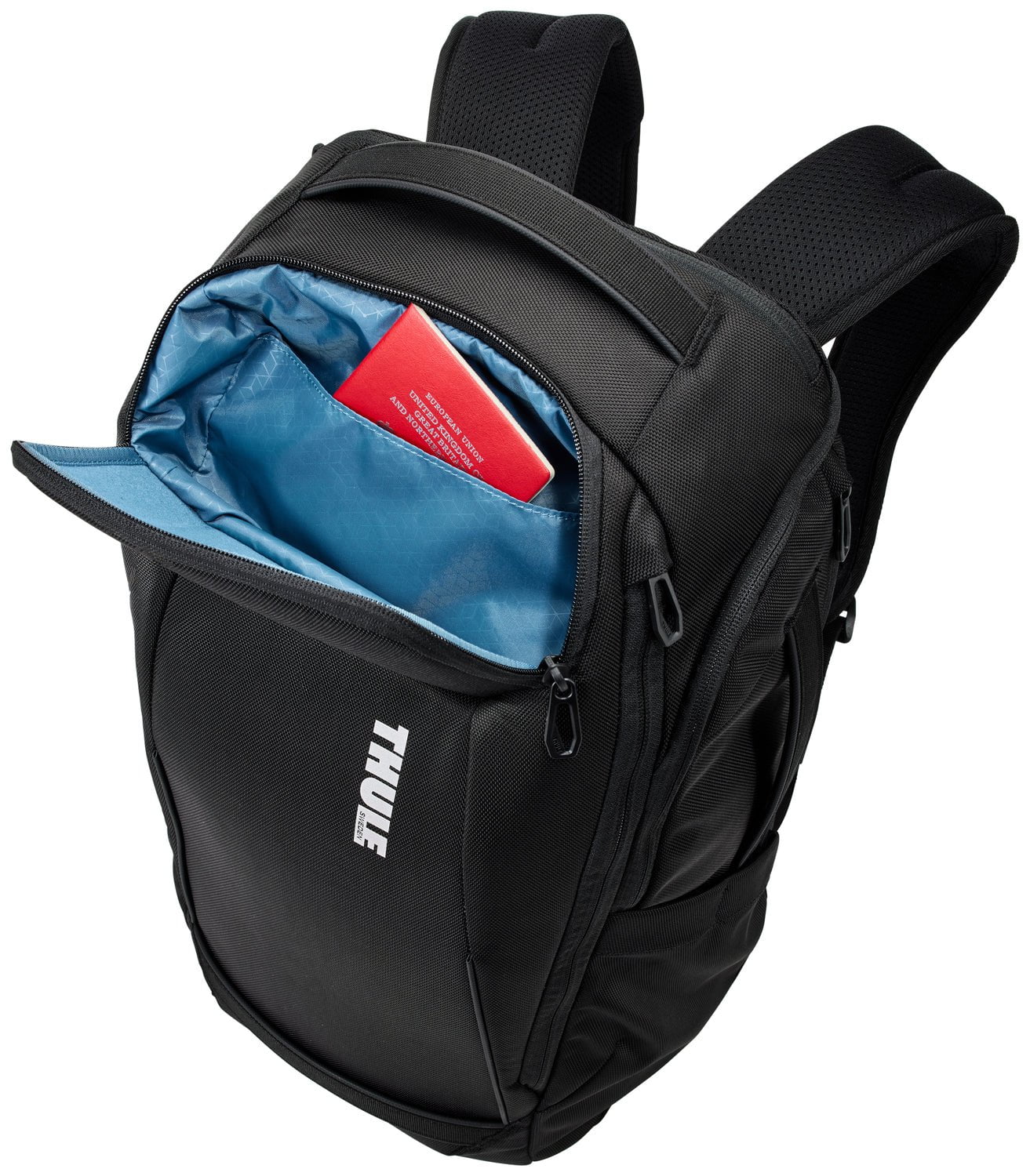 Thule Accent Backpack 26L - Durable Black Laptop Backpack for Men & Women - Perfect for Travel, Work, and Outdoor Adventures