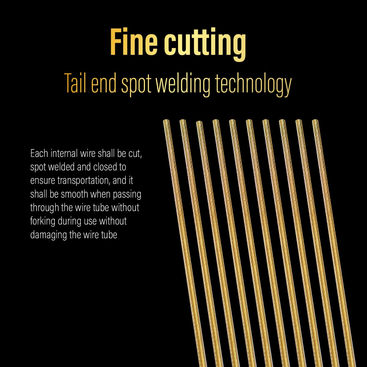Premium CNC Pro Slick Polished Bike Shifter Cable for Shimano & SRAM Derailleurs | 1.2x2100-3500mm Gold Coated | Mountain Bike, Road Bike, MTB Gear Cable | Smooth Shifting for Trail Riding & Commuting