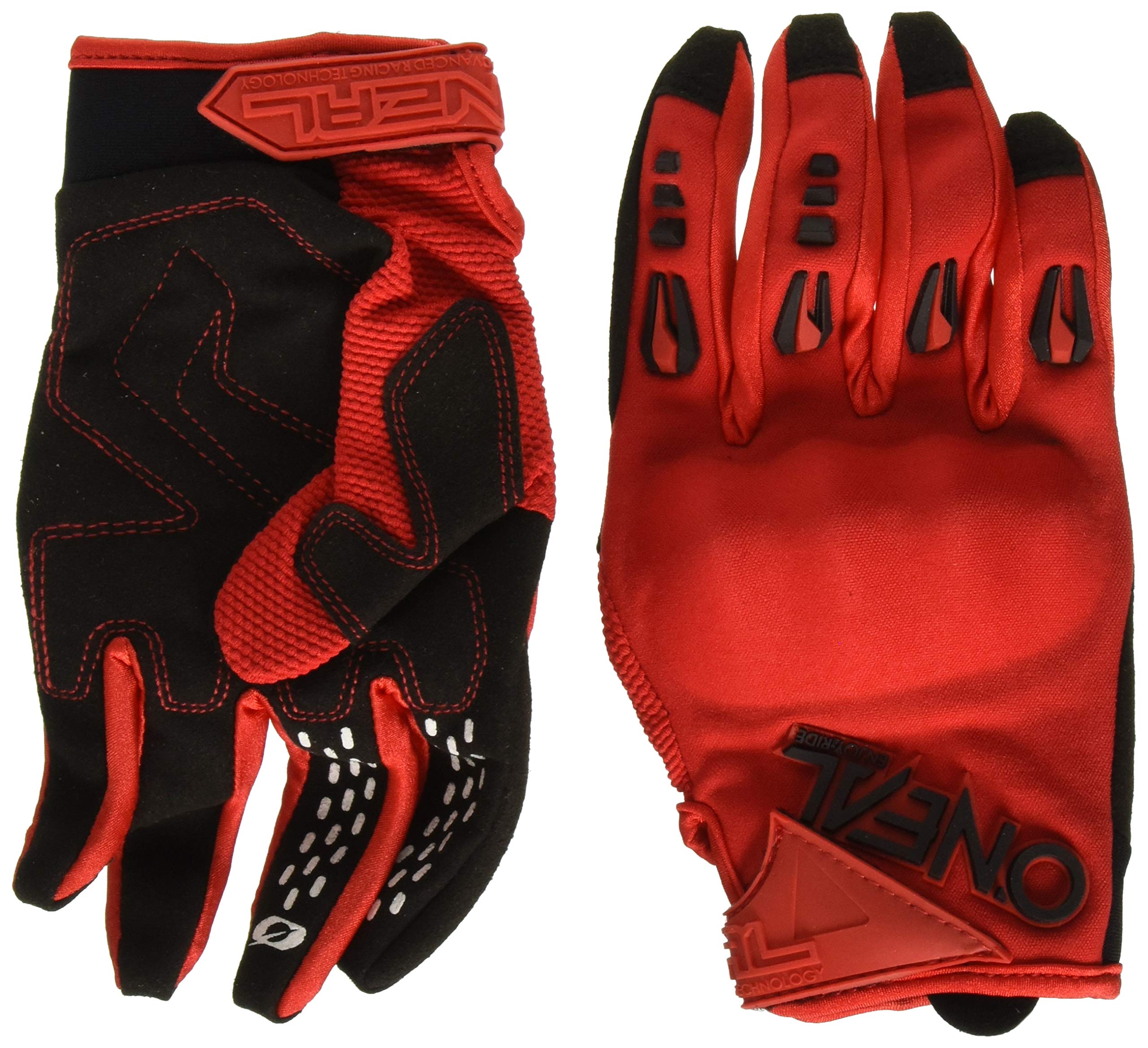 O'NEAL Men's Hardwear Glove Iron - Red, Size 9 | Durable Work Gloves for Construction, Motorcycling & Outdoor Activities