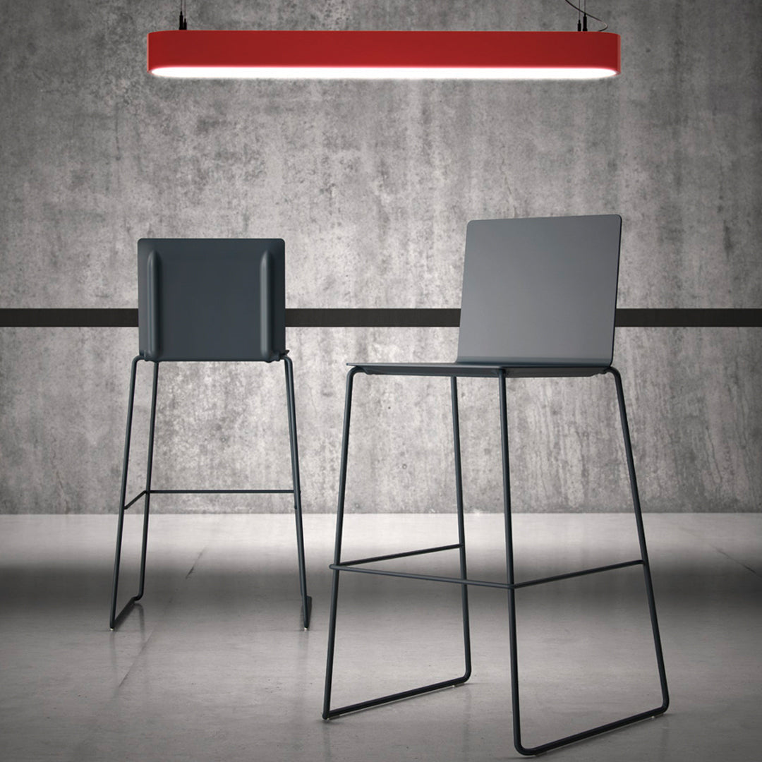 Modern Stackable Dry Counter Chair with Sled Base - Perfect for Kitchen Islands, Bars & Small Spaces
