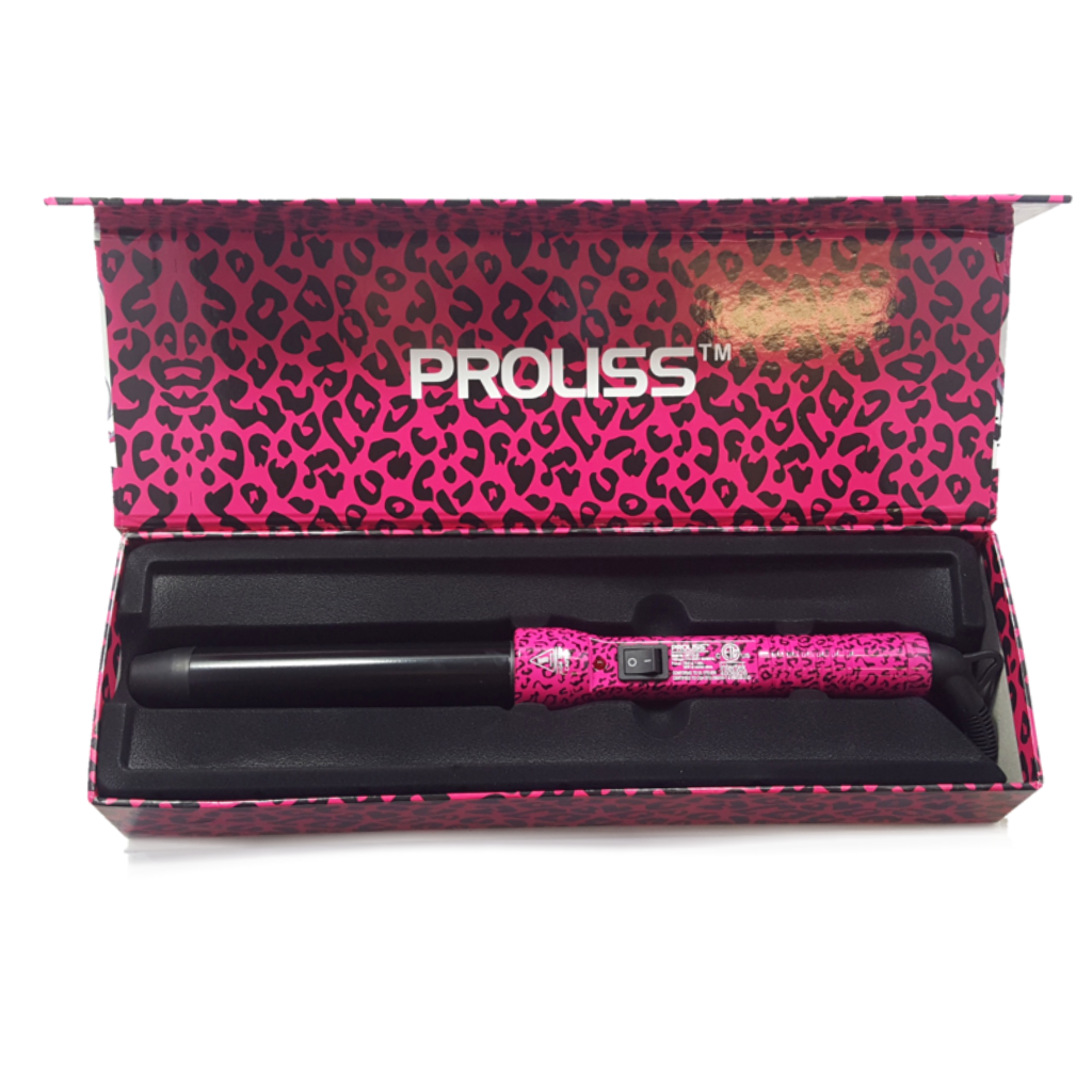 25mm Pink Leopard Print Hair Extensions with Cool Tip - Clip-in Human Hair Extensions for Volume & Length (Perfect for Parties, Weddings & Daily Styling)