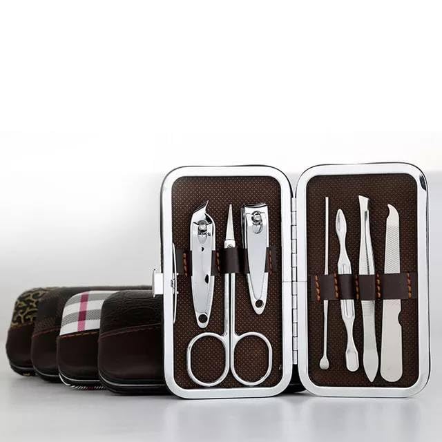 7-in-1 Professional Manicure & Pedicure Kit for Women - Complete Nail Care Set with Stainless Steel Tools - Perfect for Home Spa, Salon Use & Gift Giving