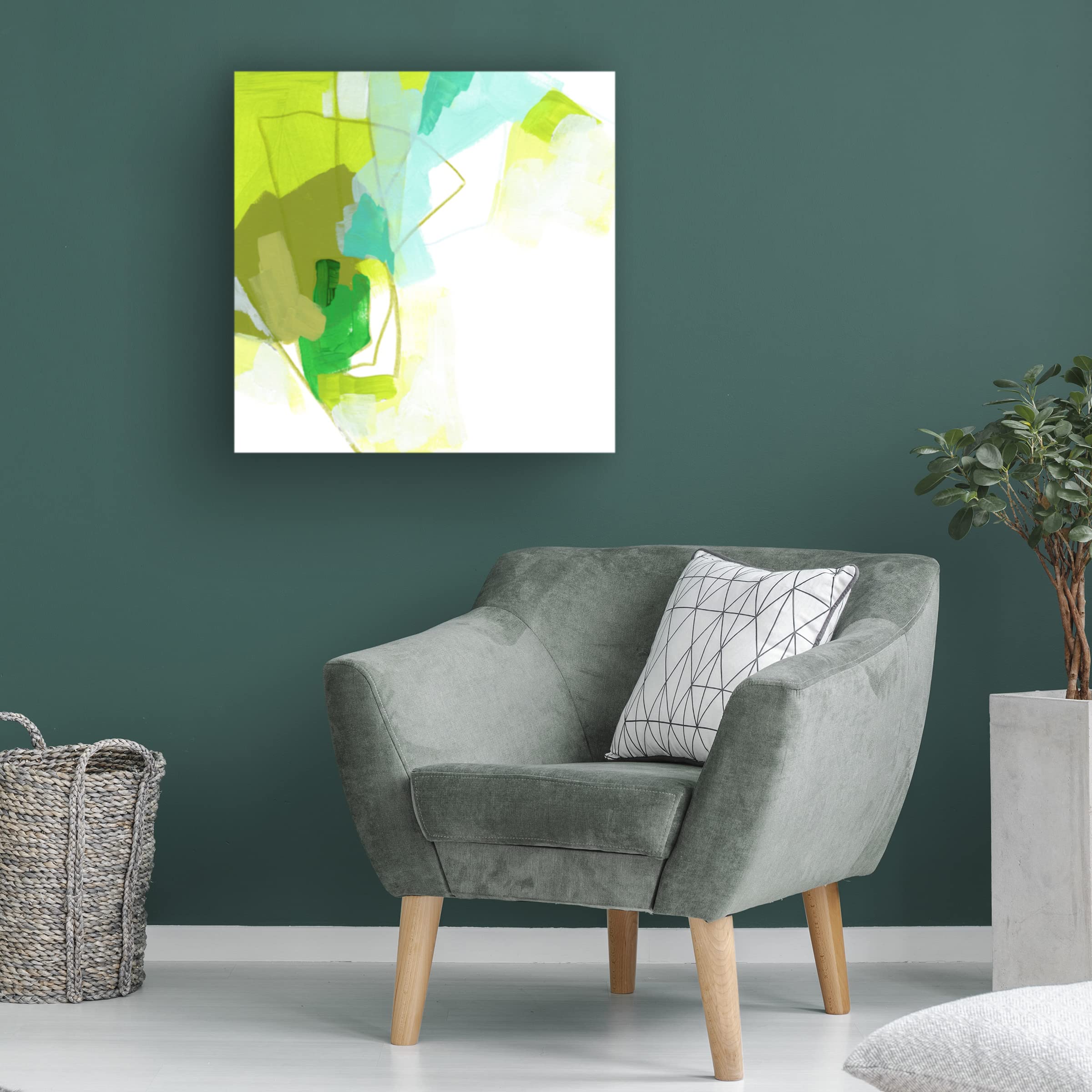 Trademark Fine Art 'Seaglass Curio IV' Canvas Wall Art by June Erica Vess - Coastal Home Decor for Living Room, Bedroom & Office
