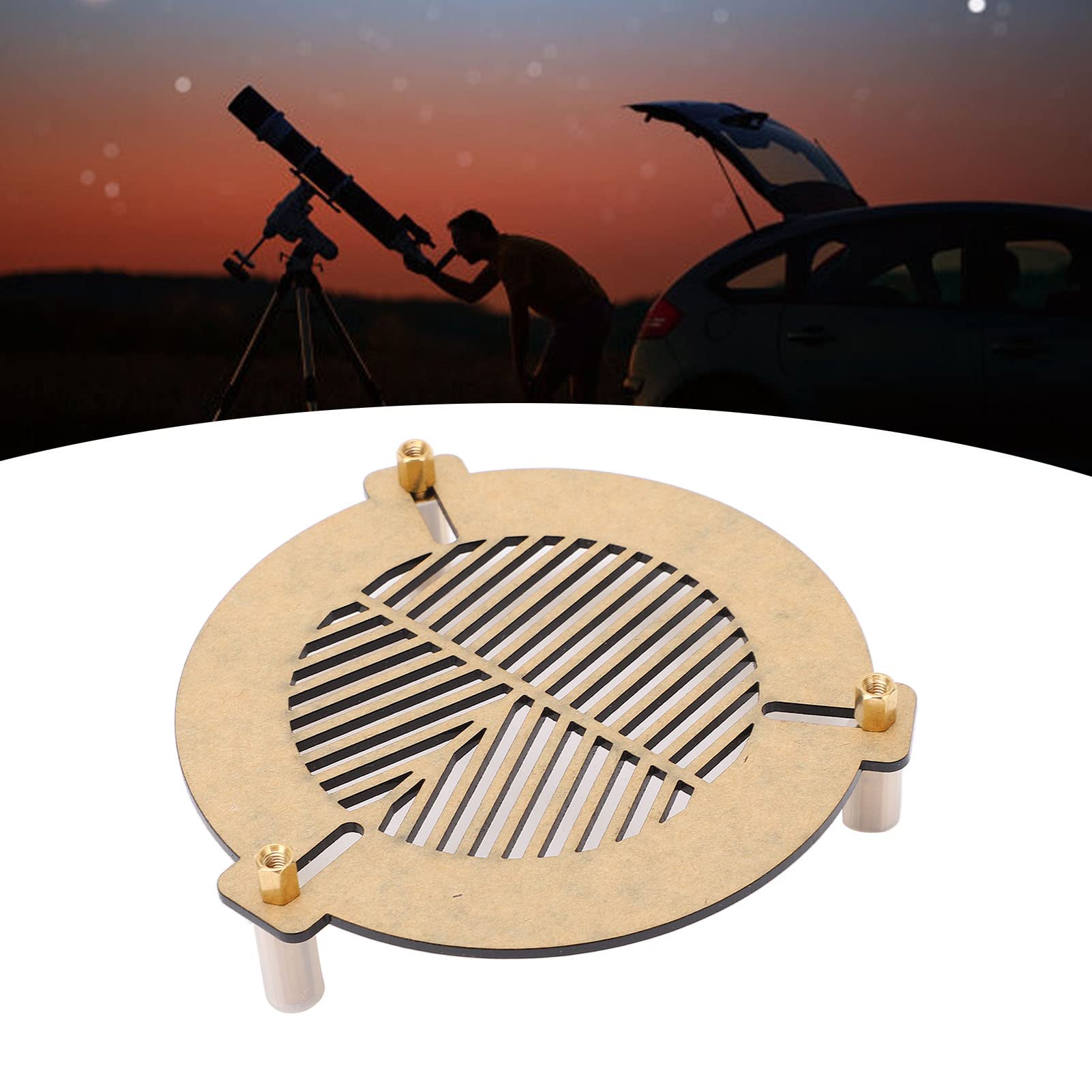 Premium Bahtinov Mask for Telescopes - 60mm & 90mm Acrylic Focusing Aid with 2mm Slits | Perfect for Astrophotography, Stargazing, and Telescope Alignment