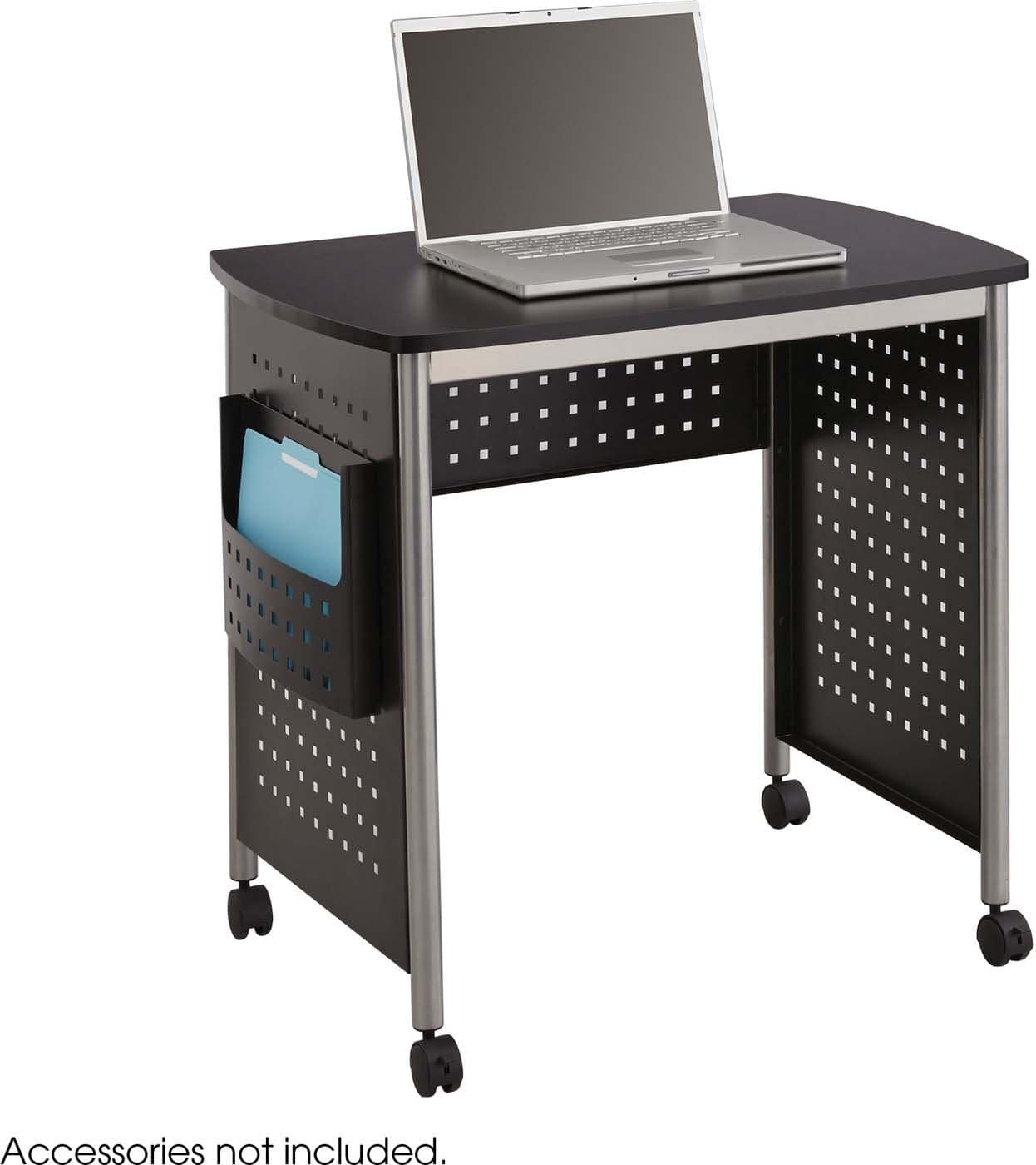 Scoot™ Adjustable Height Desk - Black [1907BL] | Ergonomic Home Office Desk for Work & Study | Perfect for Small Spaces & Remote Work