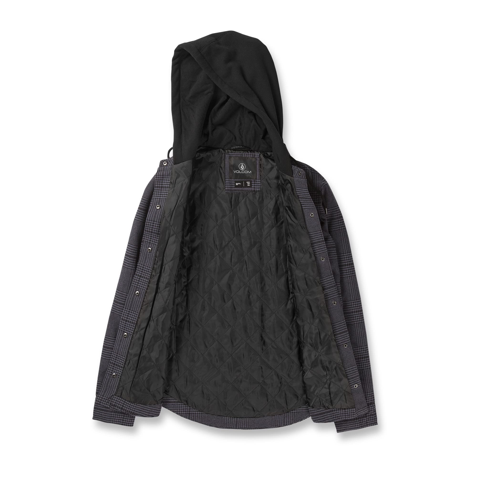 Volcom Women's Flannel Snowboard Ski Jacket - Winter Hooded Shirt for Snowboarding, Skiing & Outdoor Activities | Warm & Stylish Cold Weather Apparel