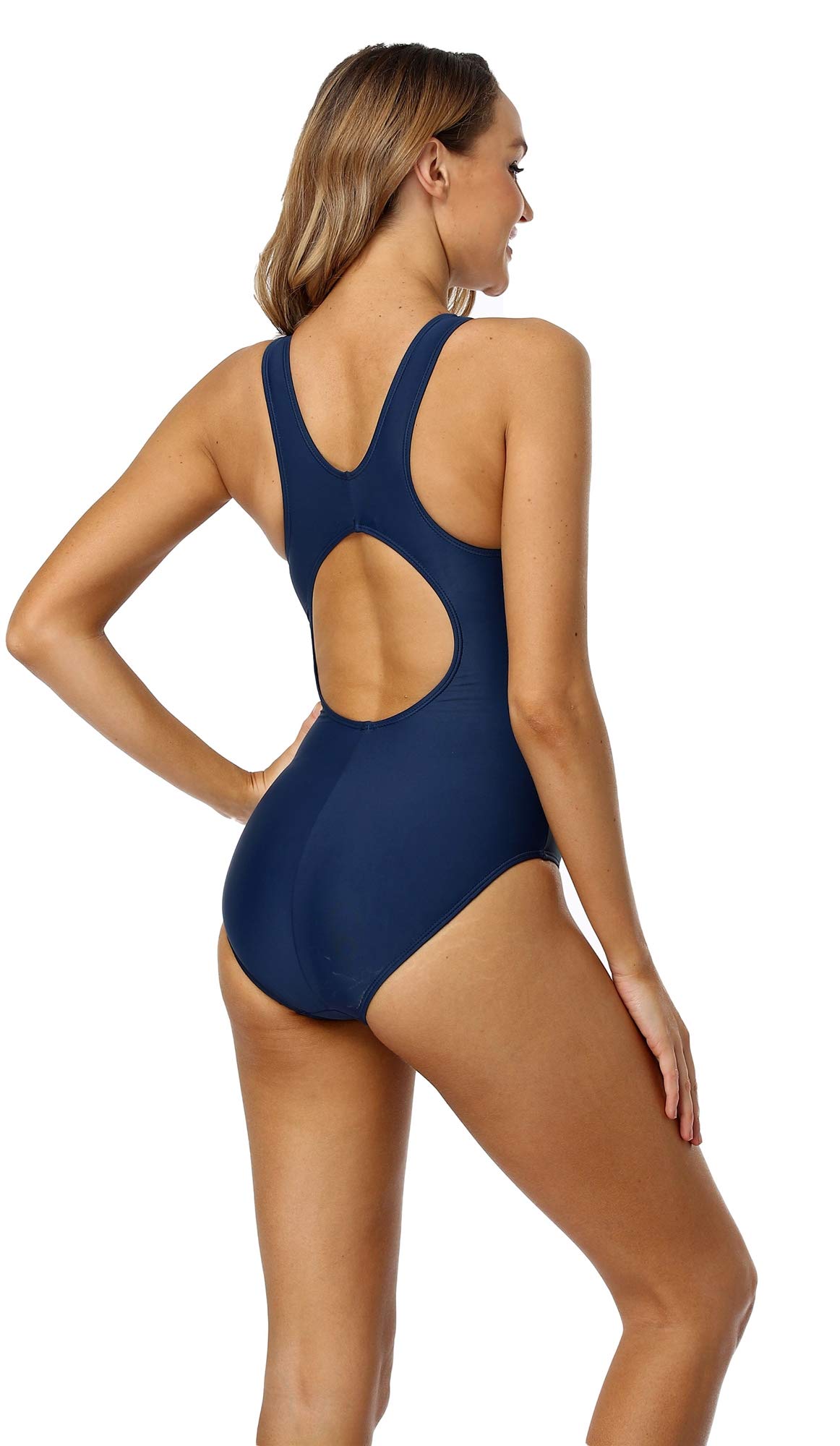 Adoretex Women's One Piece Swimsuits for Swimming, Fitness & Beach - Built-in Soft Bra, Comfortable & Supportive Bathing Suit for Pool, Gym & Vacation