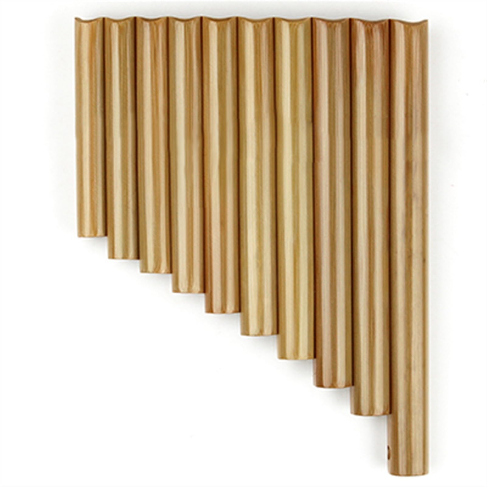 Premium 10-Pipe Chinese Pan Flute in Key of C - High-Quality Traditional Musical Instrument for Left-Handed Players | Perfect for Performances, Meditation & World Music Enthusiasts