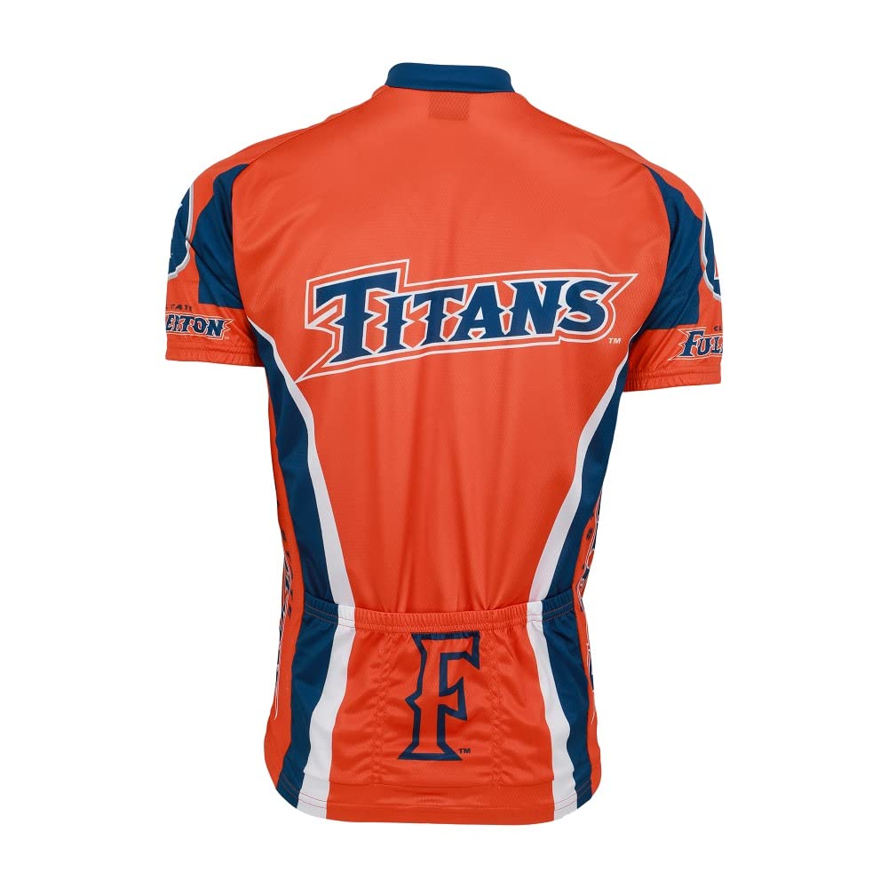 Cal State Fullerton Cycling Jersey - Men's & Women's Bike Jersey for Road & Mountain Biking - Breathable & Moisture-Wicking Performance Shirt for Cycling Enthusiasts - Perfect for Training, Racing & Outdoor Sports
