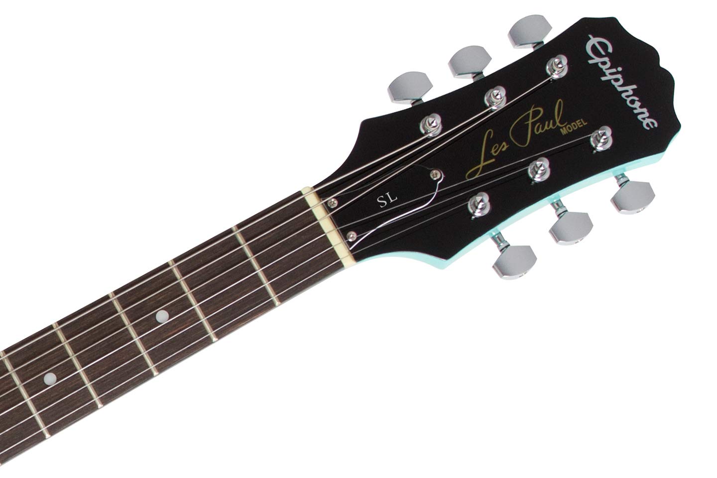 Epiphone Les Paul Melody Maker Electric Guitar Starter Pack with Mini Amp, Gig Bag, Tuner, Picks & Strap - Turquoise Finish | Perfect for Beginners, Practice & Home Recording
