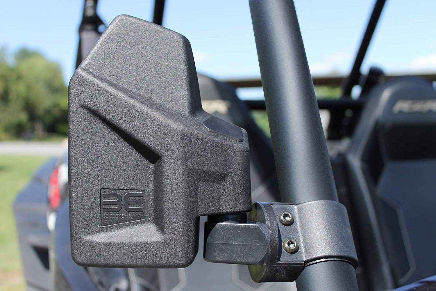 Bevel Engineering UTV Rear View Side Mirror Kit (2 Pack) - Fits 1.6
