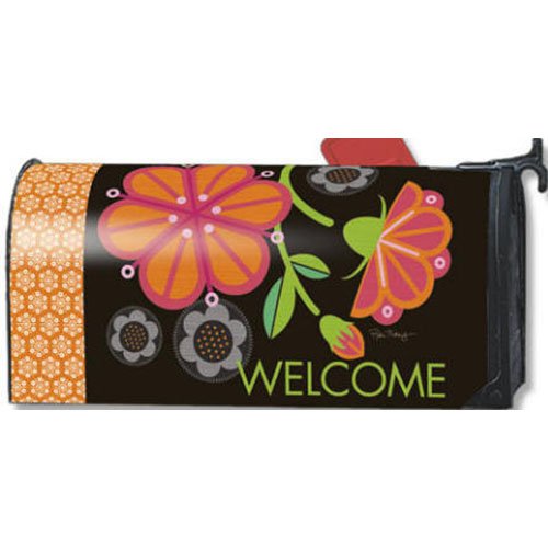 Floral Graphic Mail Wrap - Decorative Envelope Cover for Wedding Invitations, Greeting Cards & Gift Packaging - Perfect for DIY Crafts & Stationery