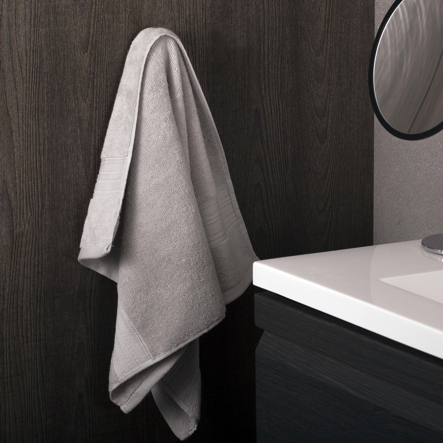 Stylish COSMIC Architect Single Bathroom Hook - Wall Mounted Brass Hook with Chrome Finish for Towels & Robes - Perfect for Bathroom, Spa & Hotel Decor