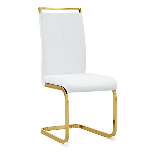 White With Gold Leg