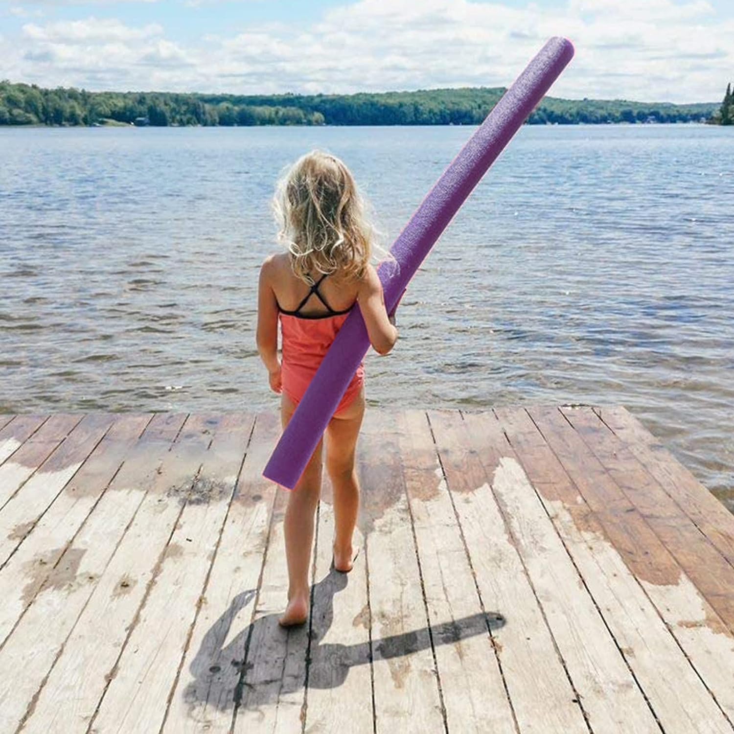 60 Inch Floating Pool Noodles - Durable Foam Swim Tubes for Swimming Games, Water Exercises & Pool Fun | Perfect for Kids, Adults & Water Aerobics