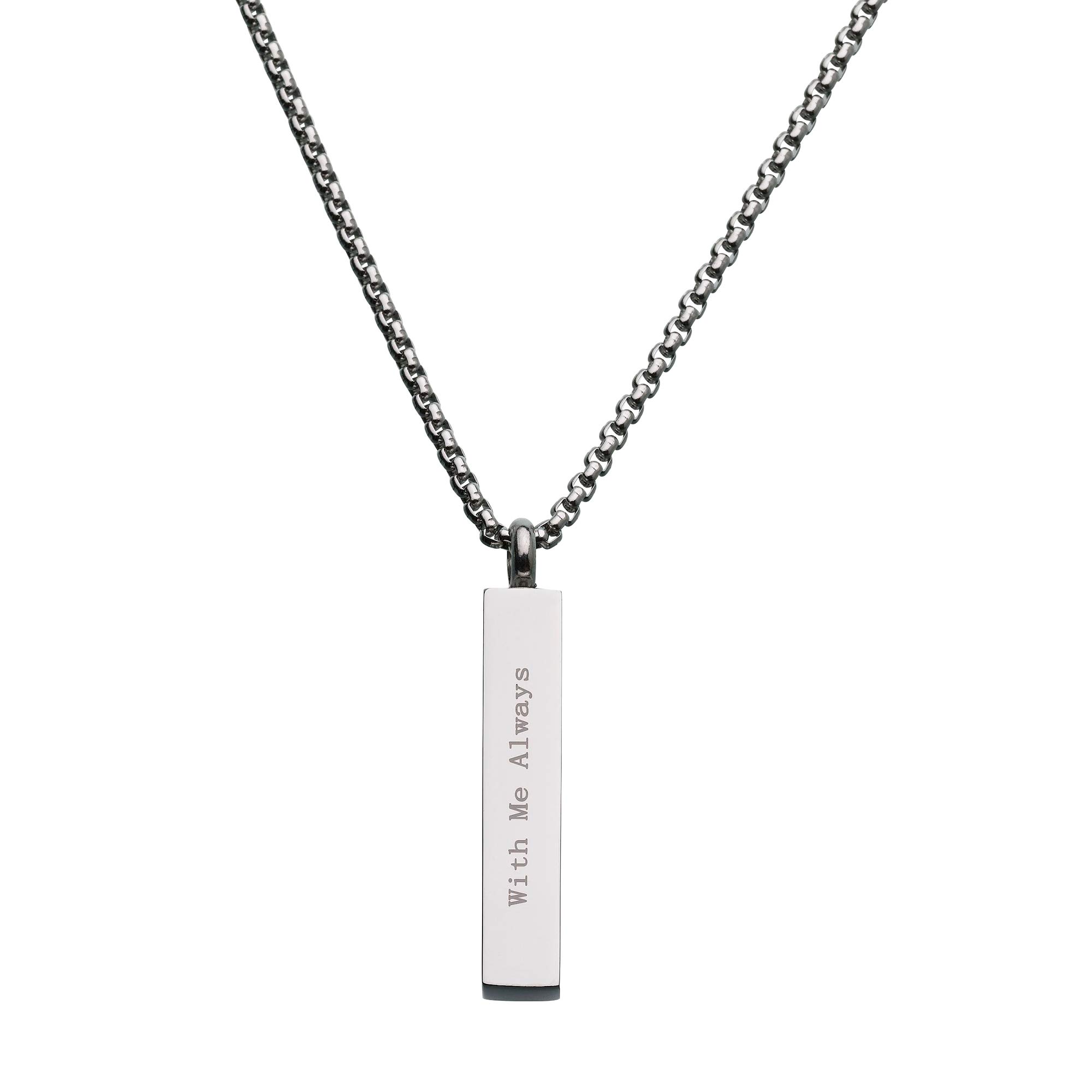 Lillian Rose Memorial Necklace - Sterling Silver Pendant with 1.2